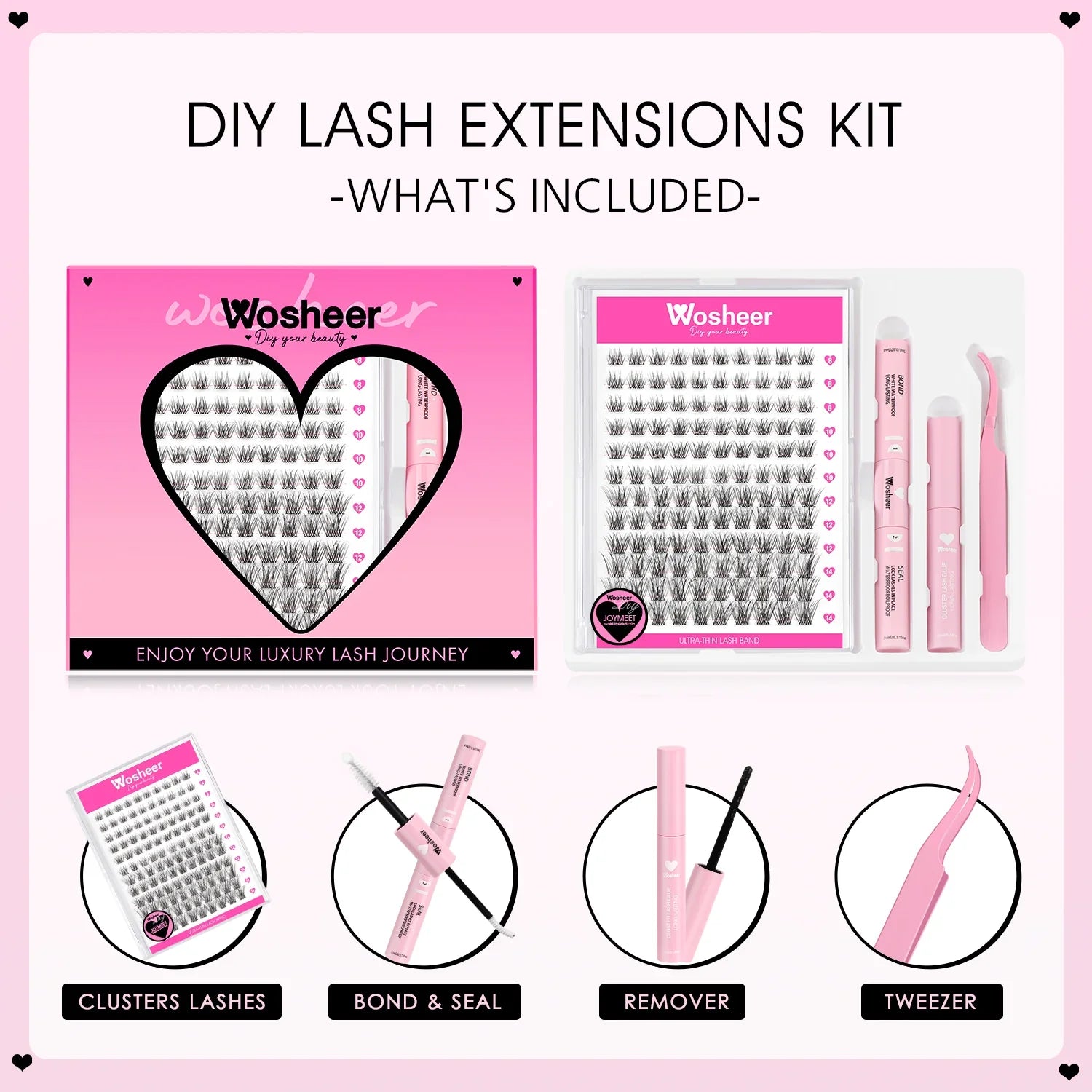 JOYMEET Lash Clusters - WOSHEER