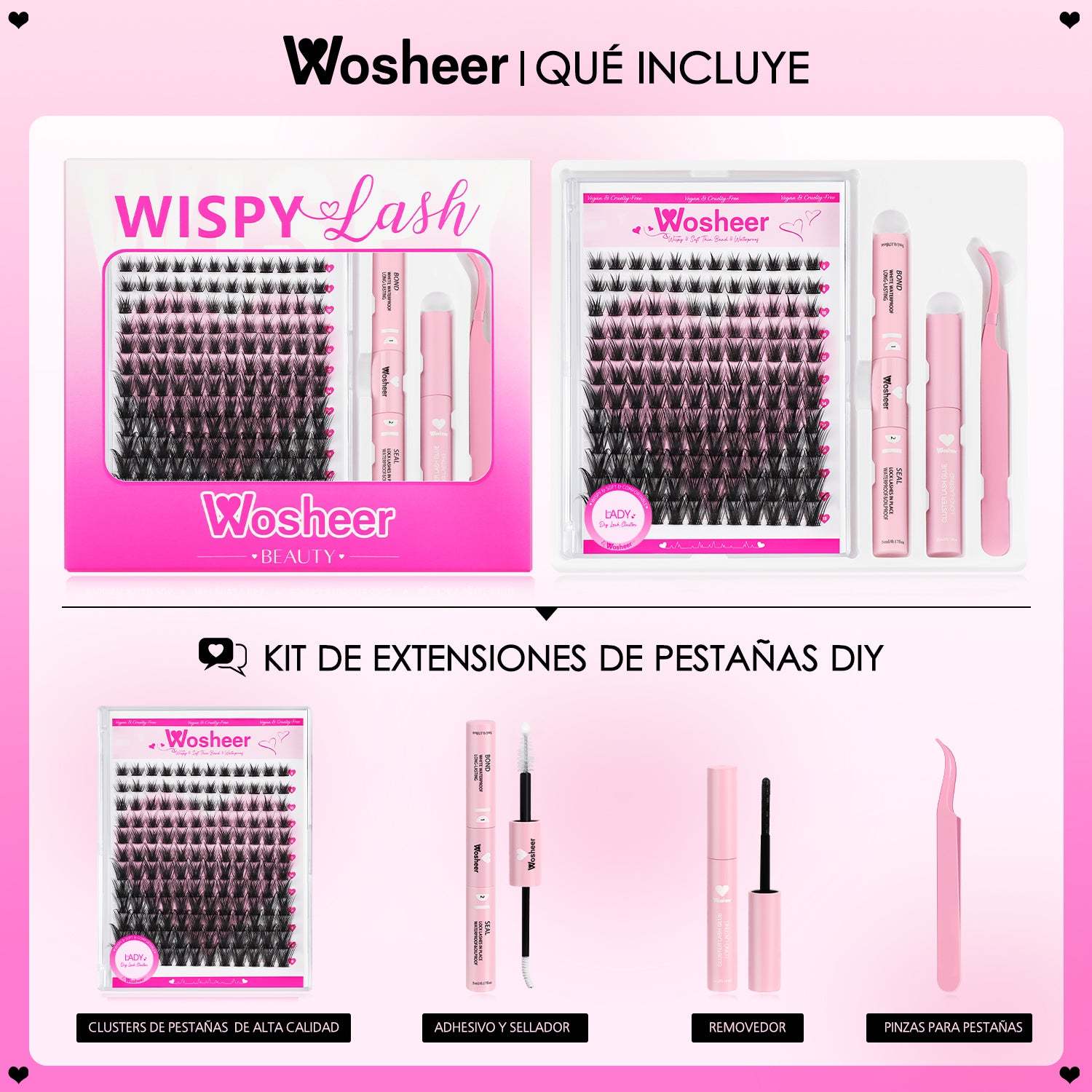 LAYZ Lash Clusters - MX - WOSHEER