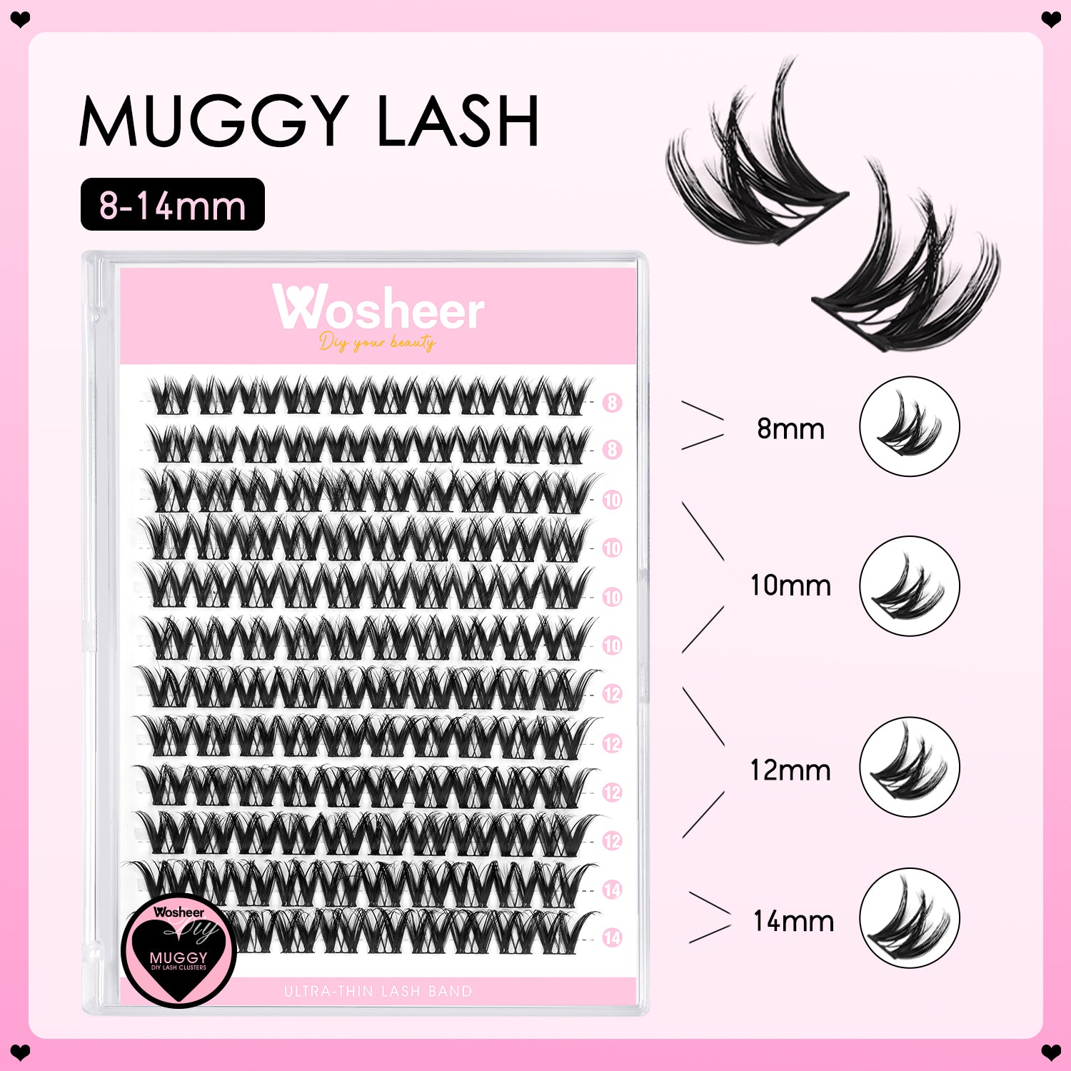 MUGGY Lash Clusters - WOSHEER