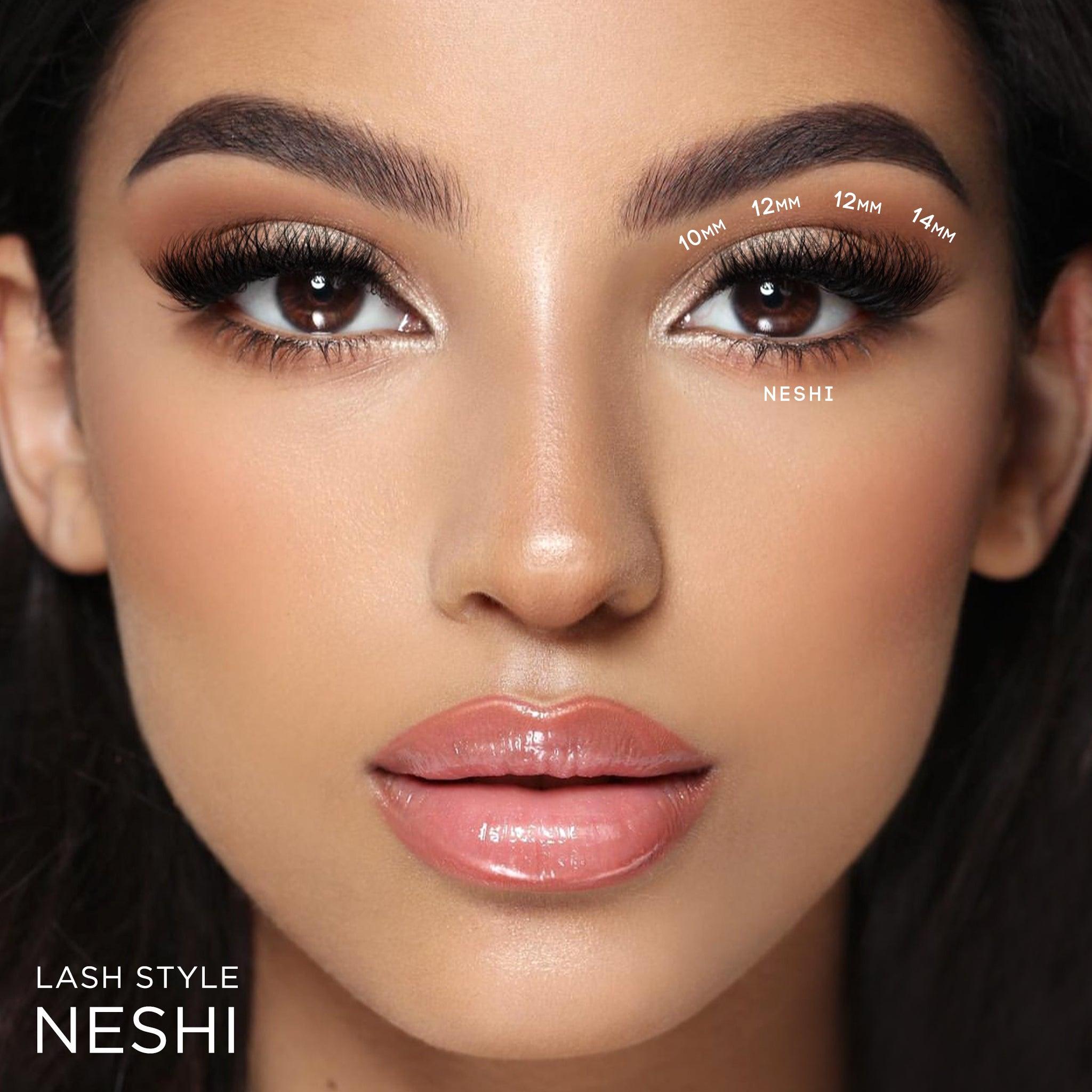 NESHI Pre-glued Lash Clusters - MX - WOSHEER