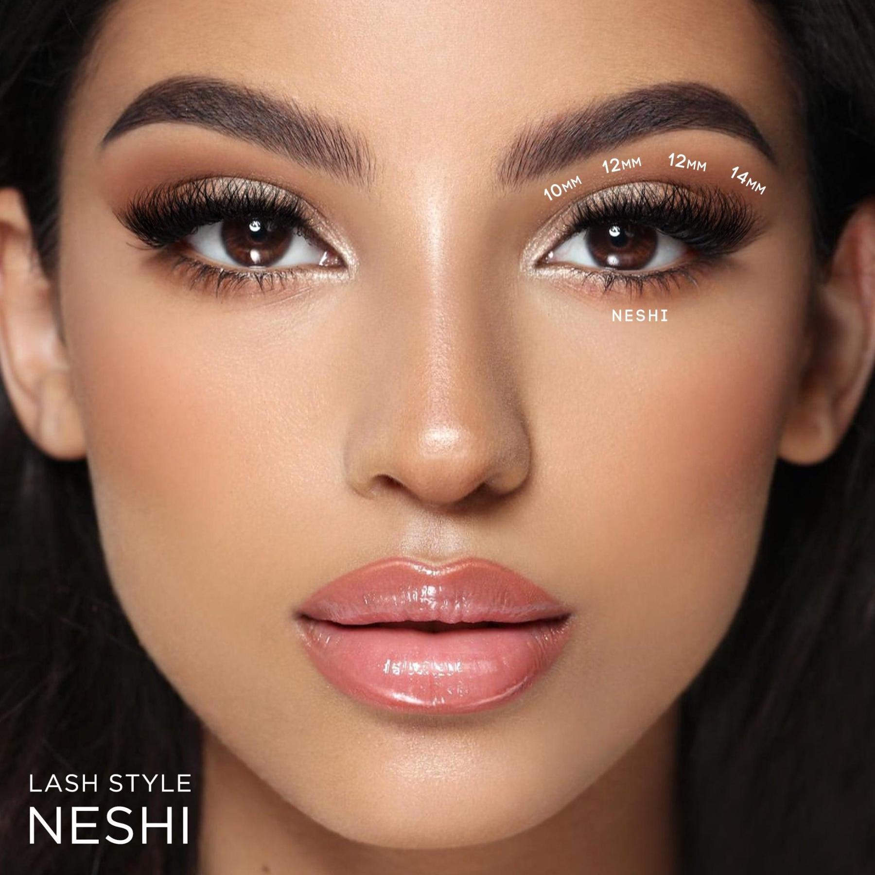 NESHI Pre-glued Lash Clusters - MX - WOSHEER