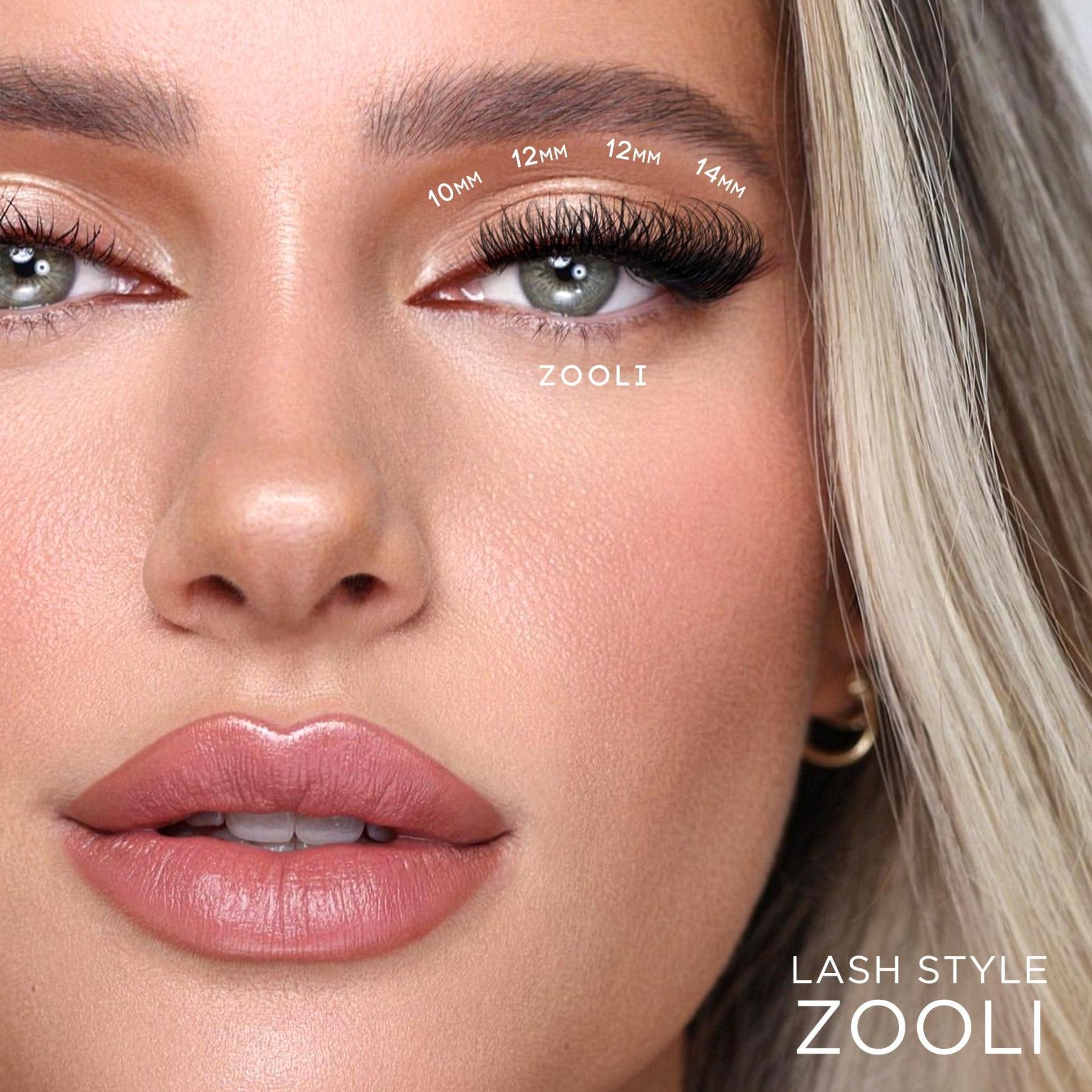 ZOOLI Pre-glued Lash Clusters - MX - WOSHEER