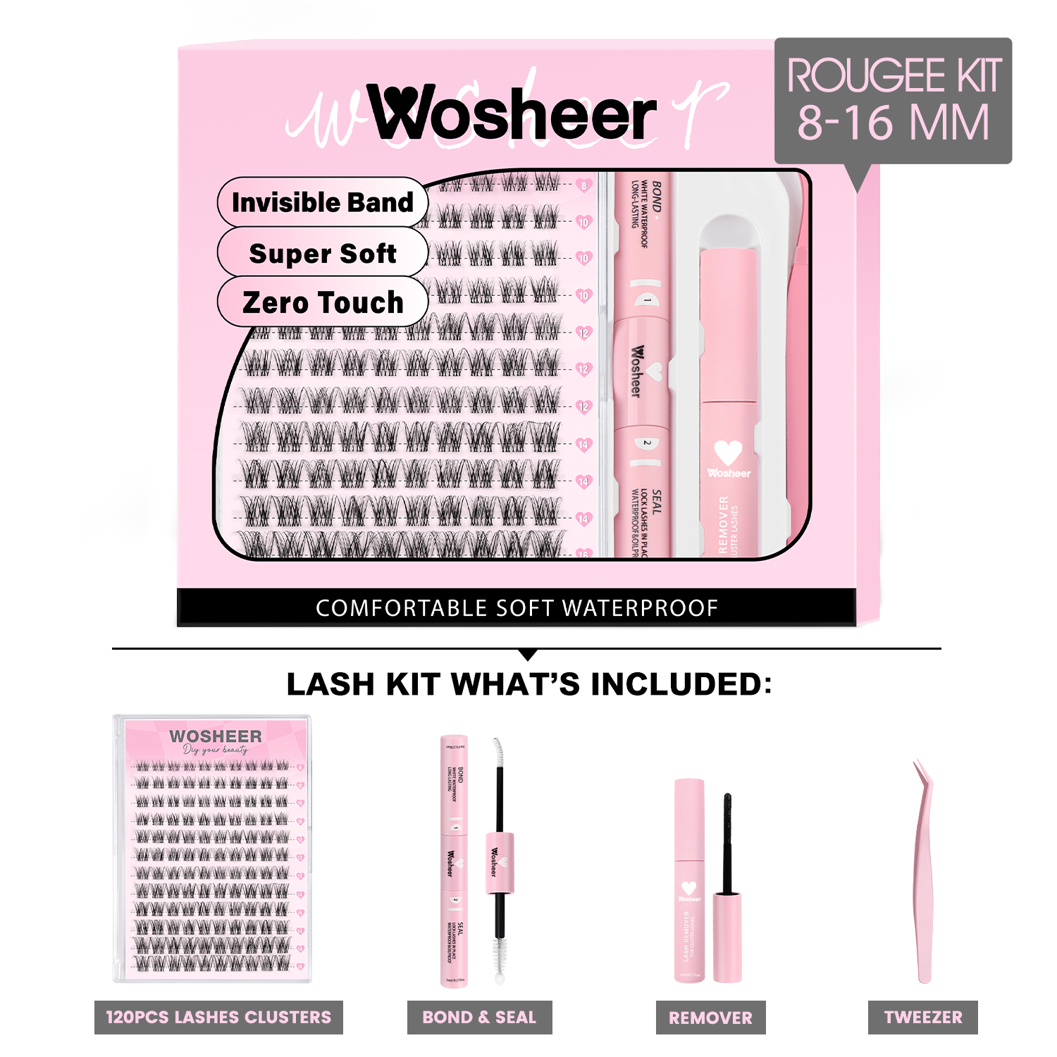 ROUGEE Lash Clusters