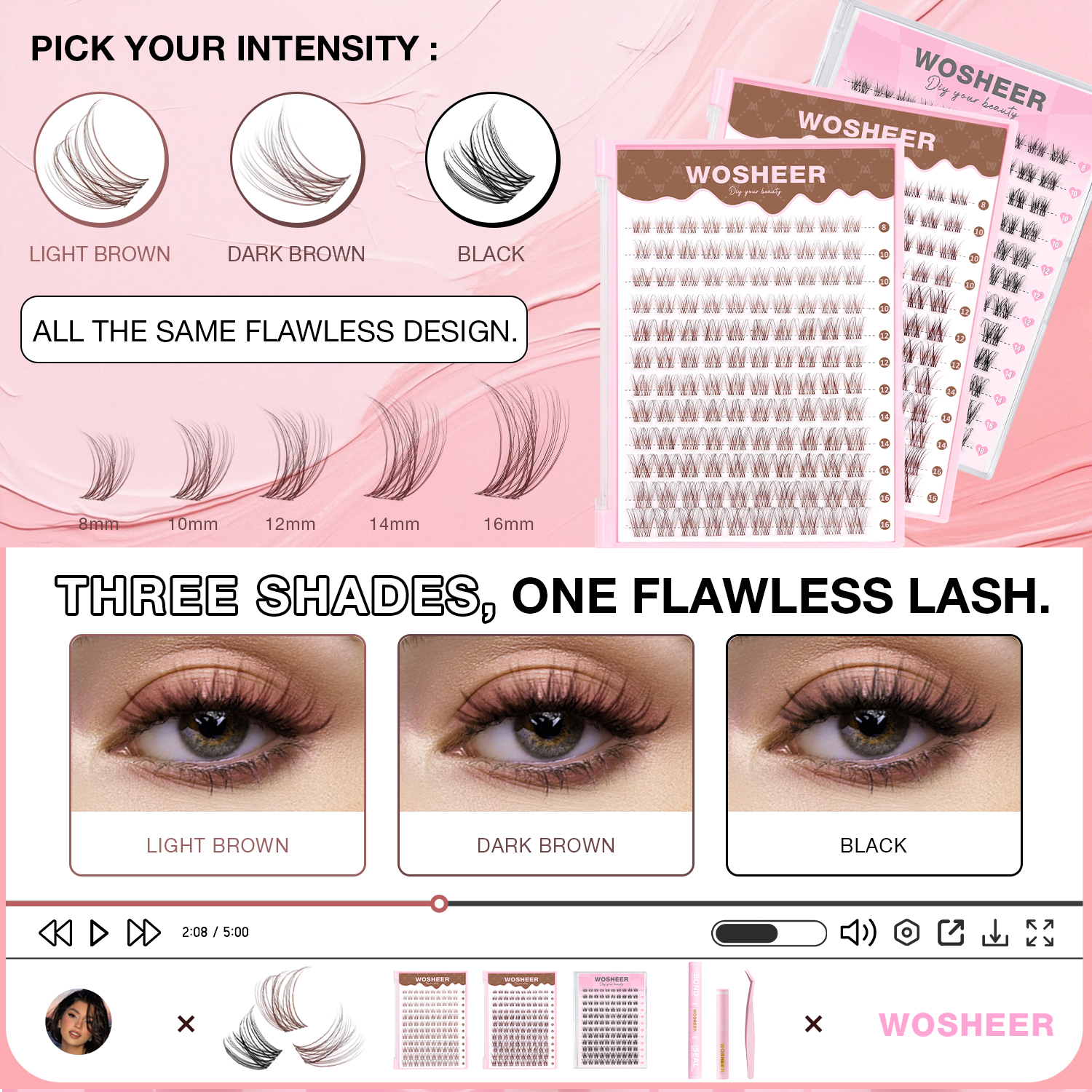 ROUGEE BROWN Lash Clusters
