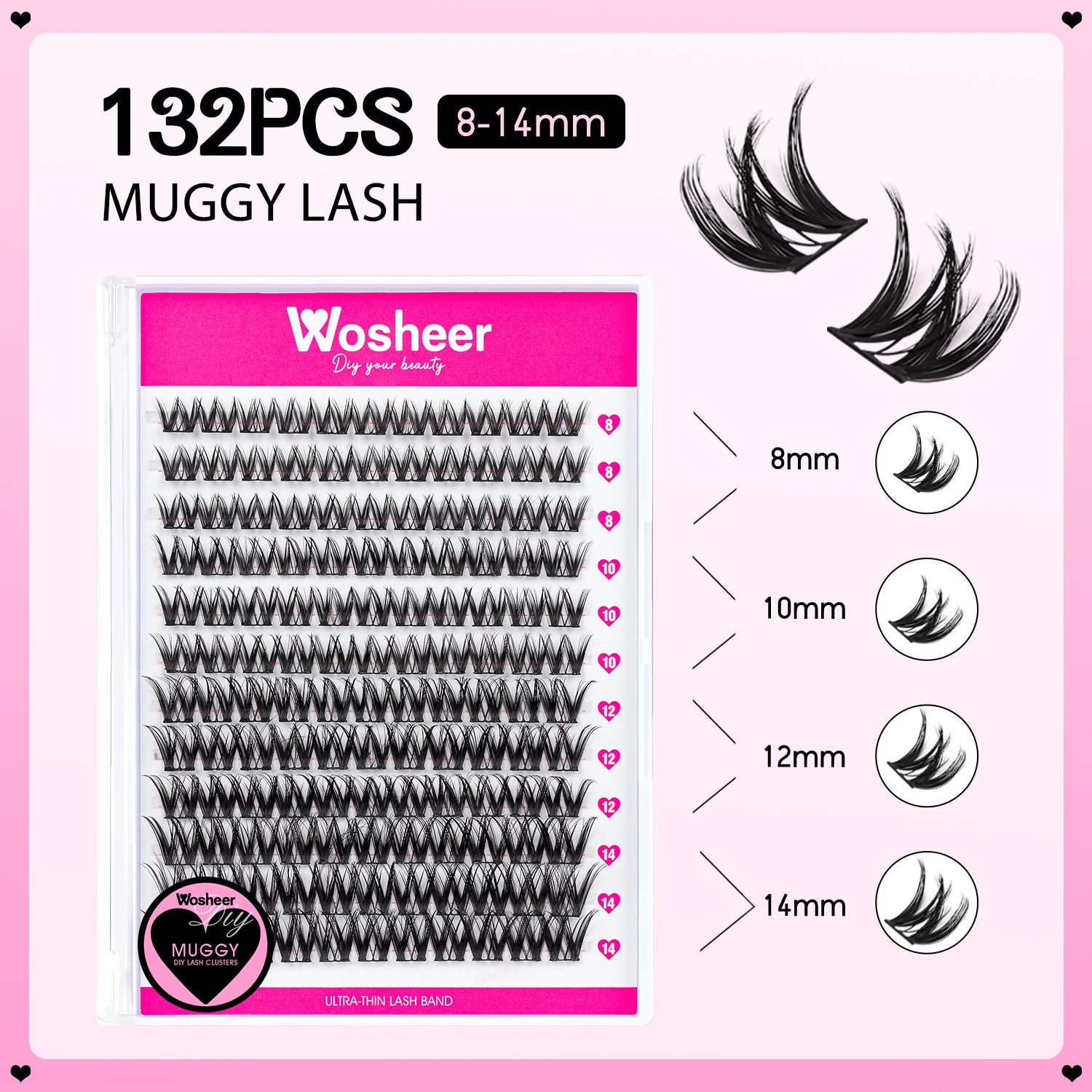 MUGGY Lash Clusters - WOSHEER