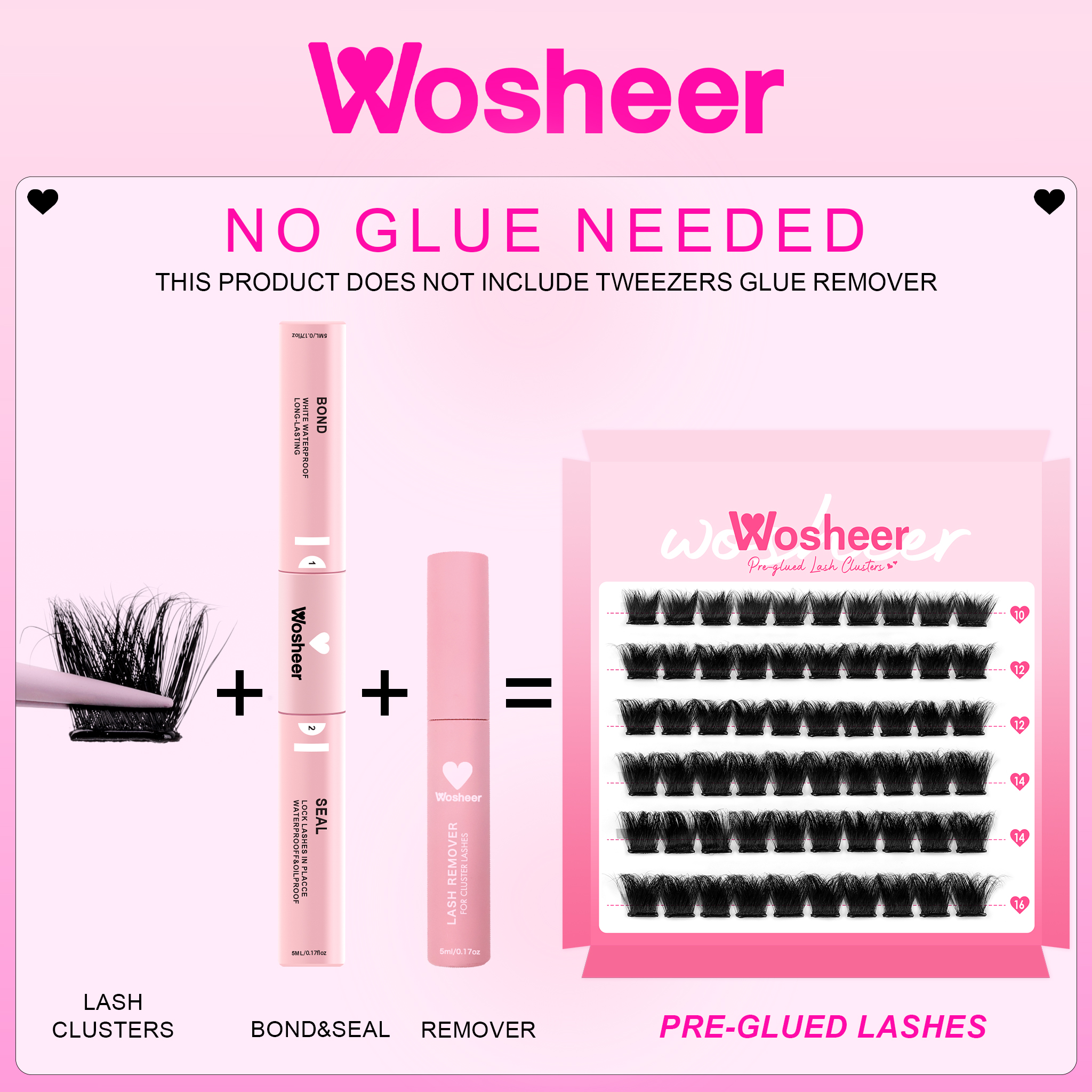 BLEXO Pre-glued Lash Clusters