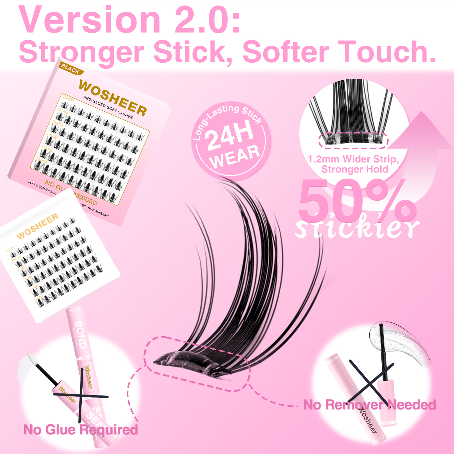 MANGA MATTE Pre-glued Lash Clusters