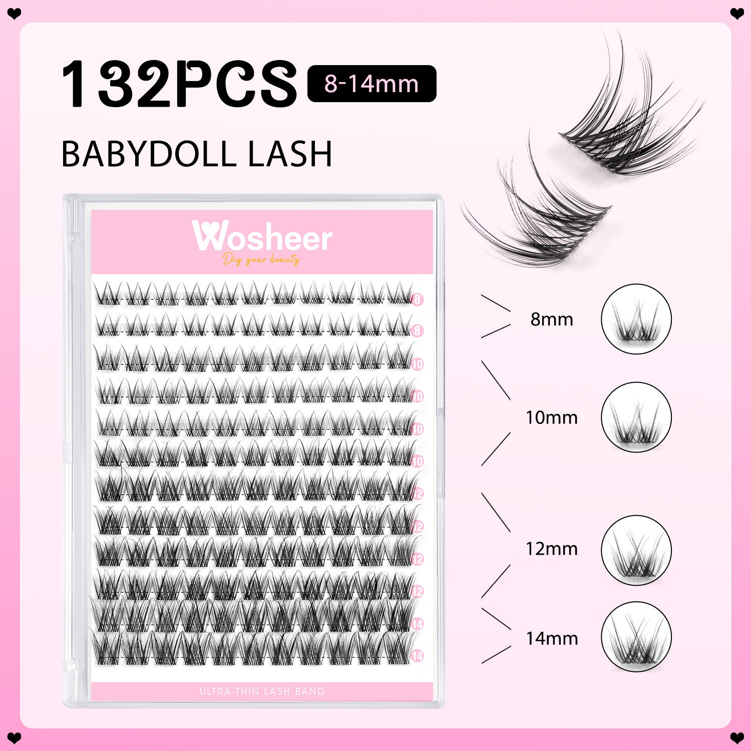 BABYDOLL Lash Clusters - WOSHEER