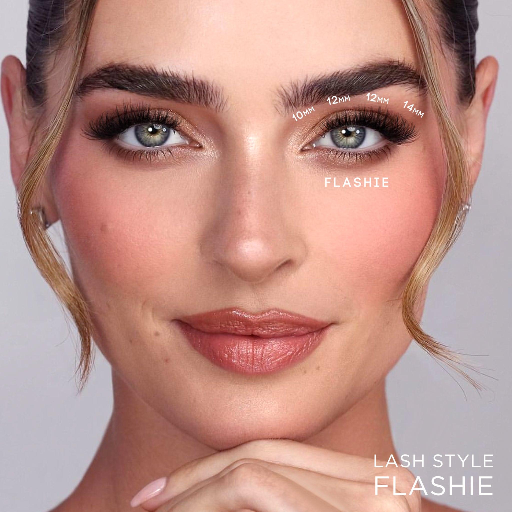 FLASHIE Pre-glued Lash Clusters - MX - WOSHEER