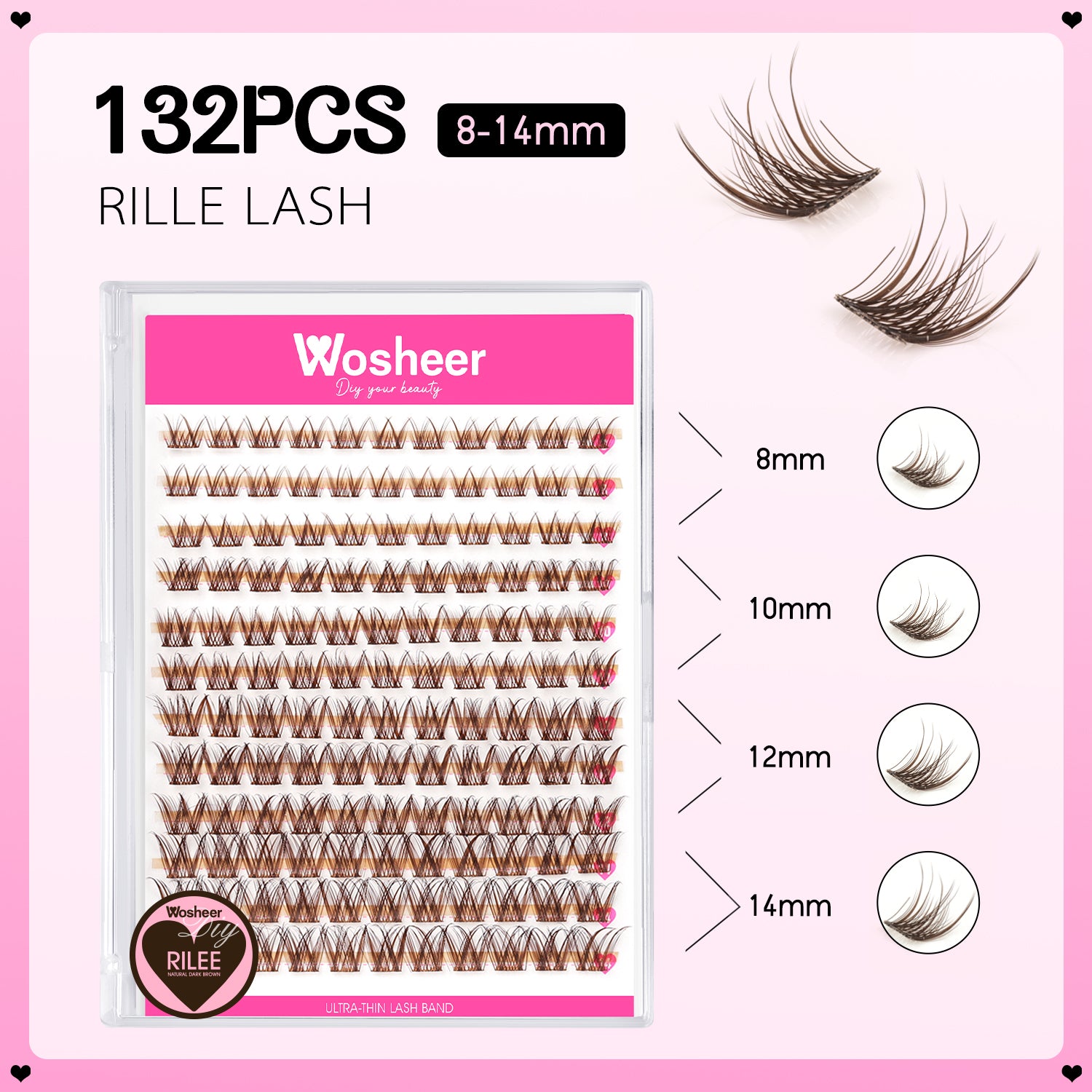 RILEE BROWN Lash Clusters