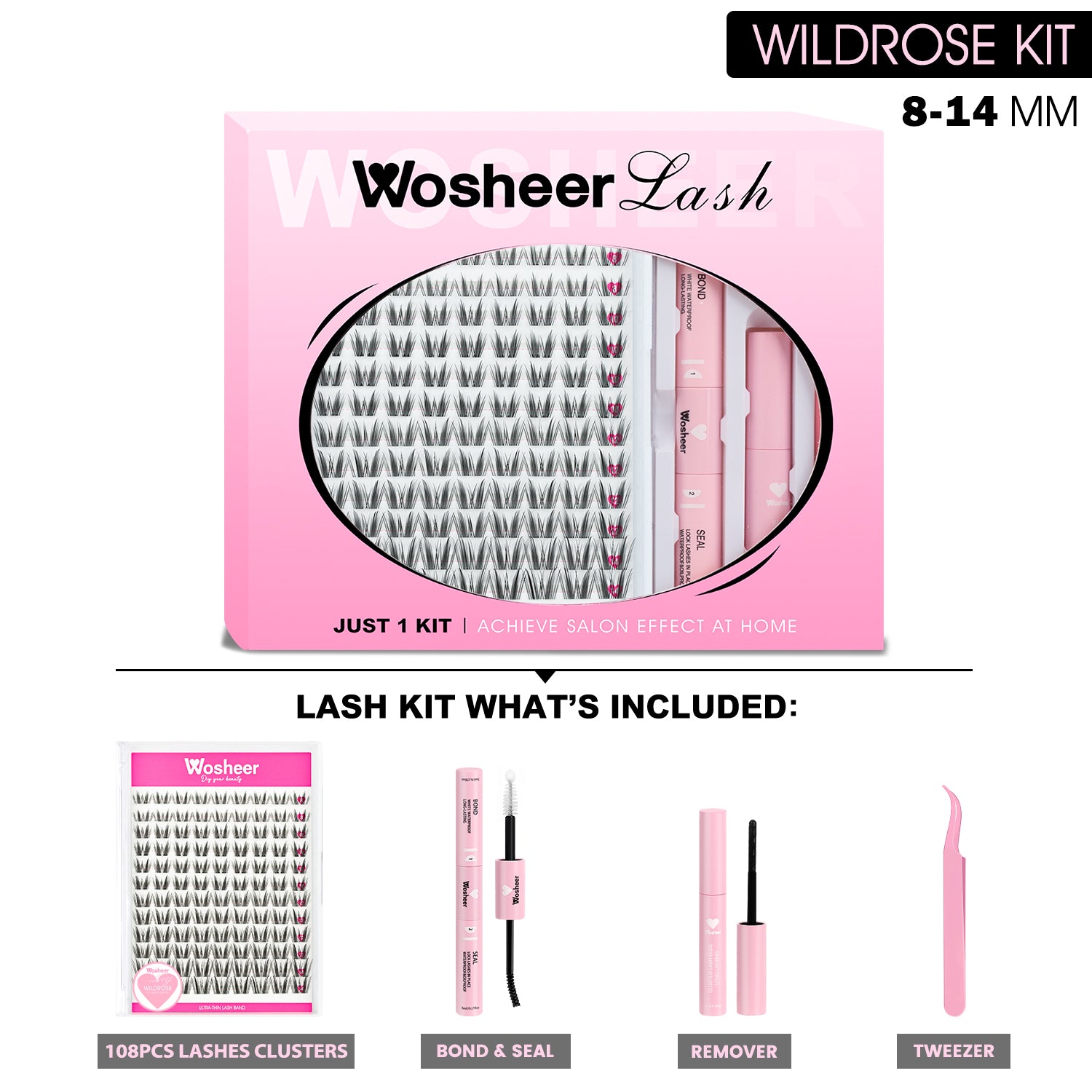 WILDROSE Lash Clsuters - WOSHEER