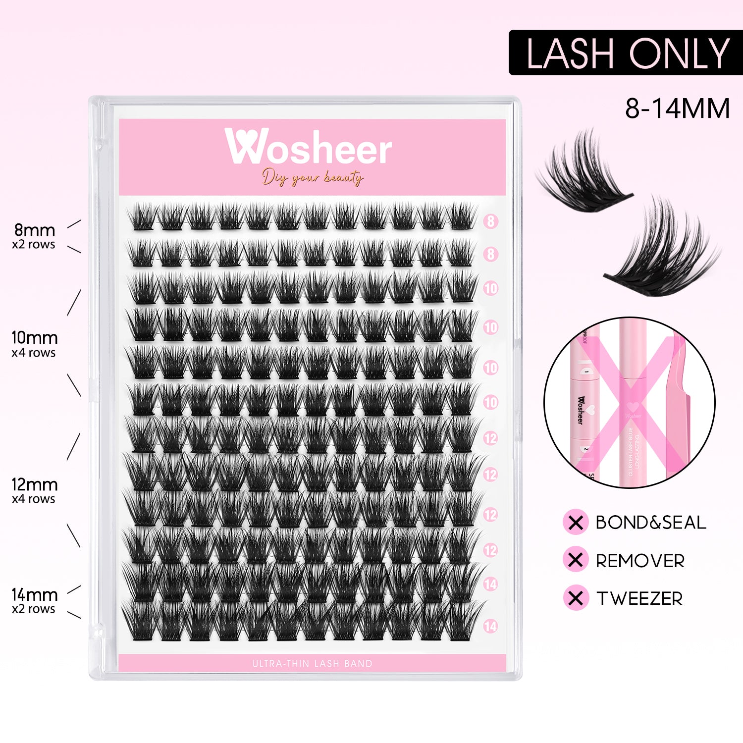 KALLO Lash Clusters - WOSHEER