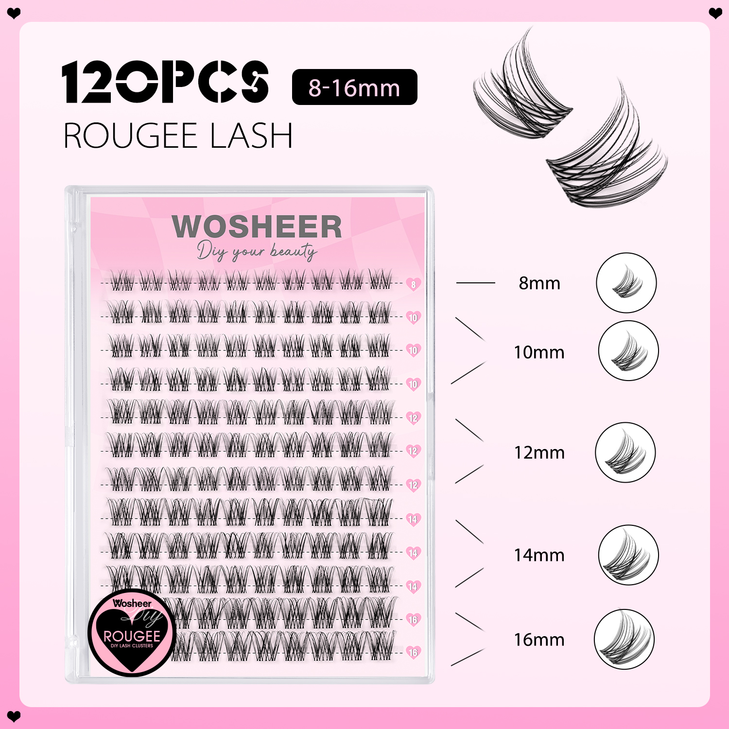 ROUGEE Wimpernbüschel