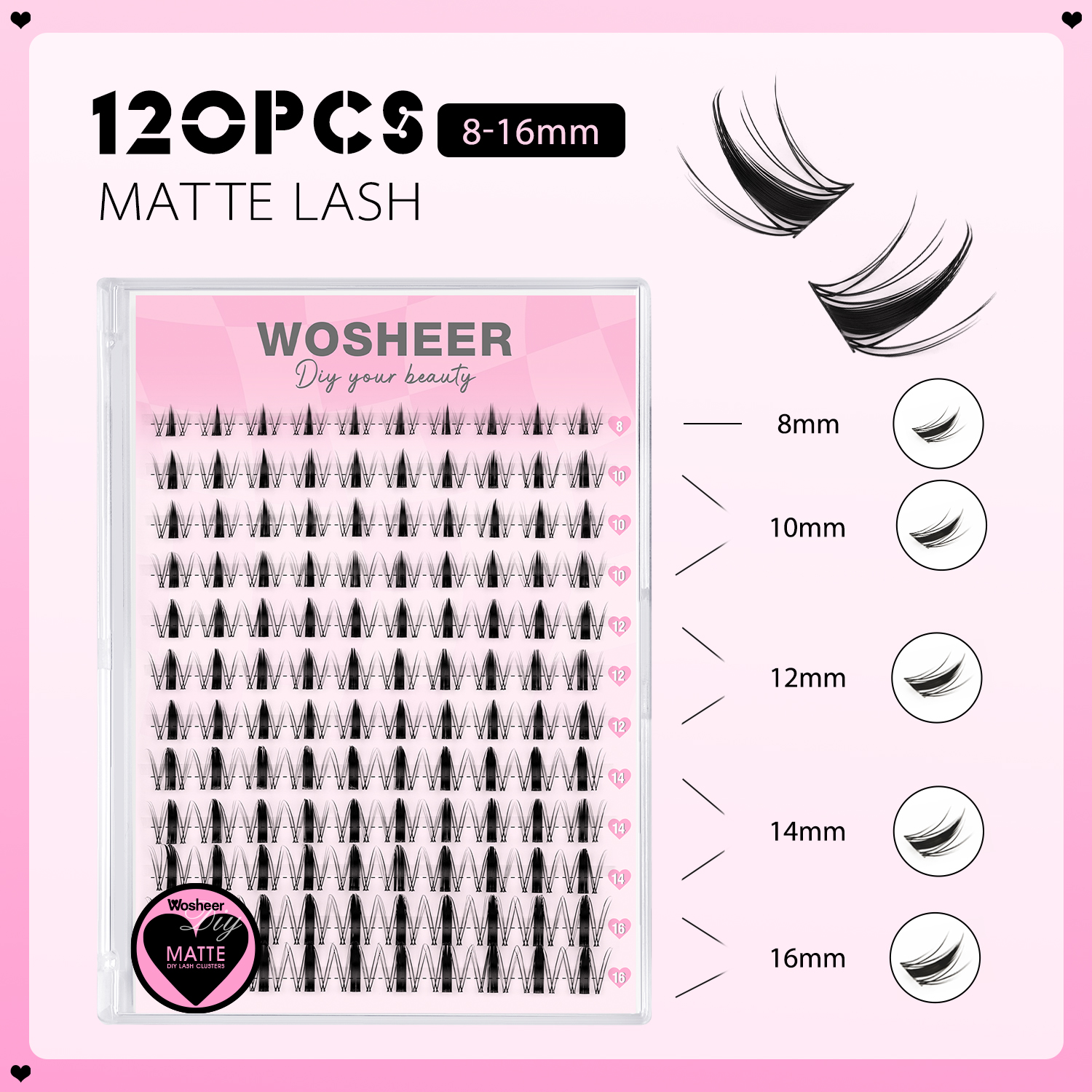 MANGA MATTE Wimpernbüschel