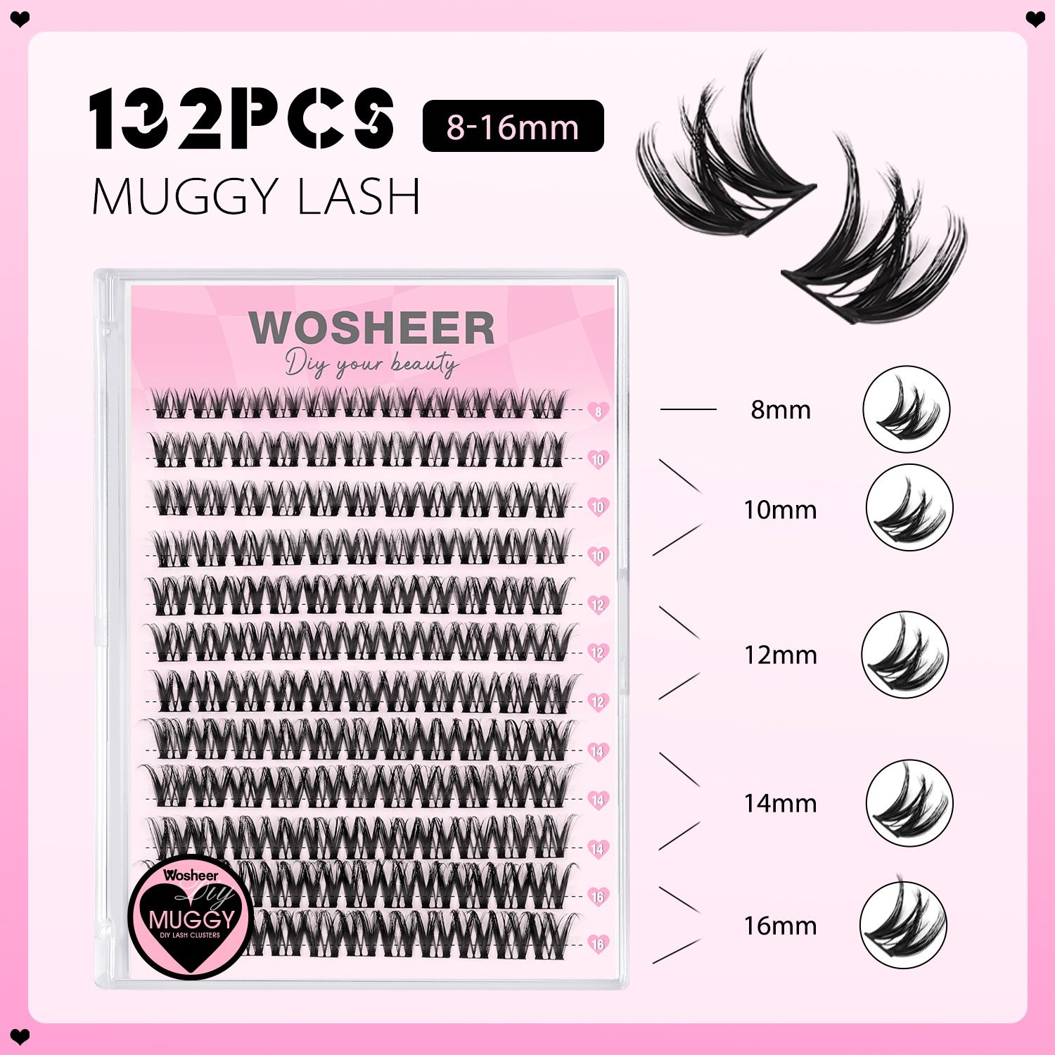 MUGGY ROUGEE Wimpernbüschel