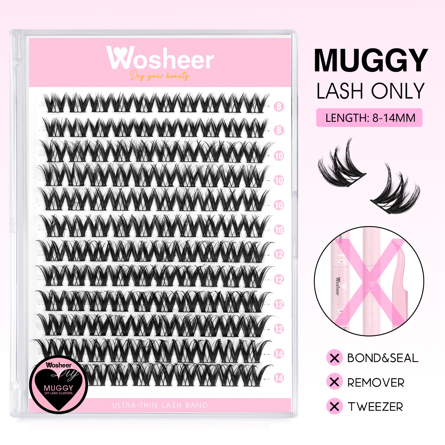 MUGGY Lash Clusters - WOSHEER