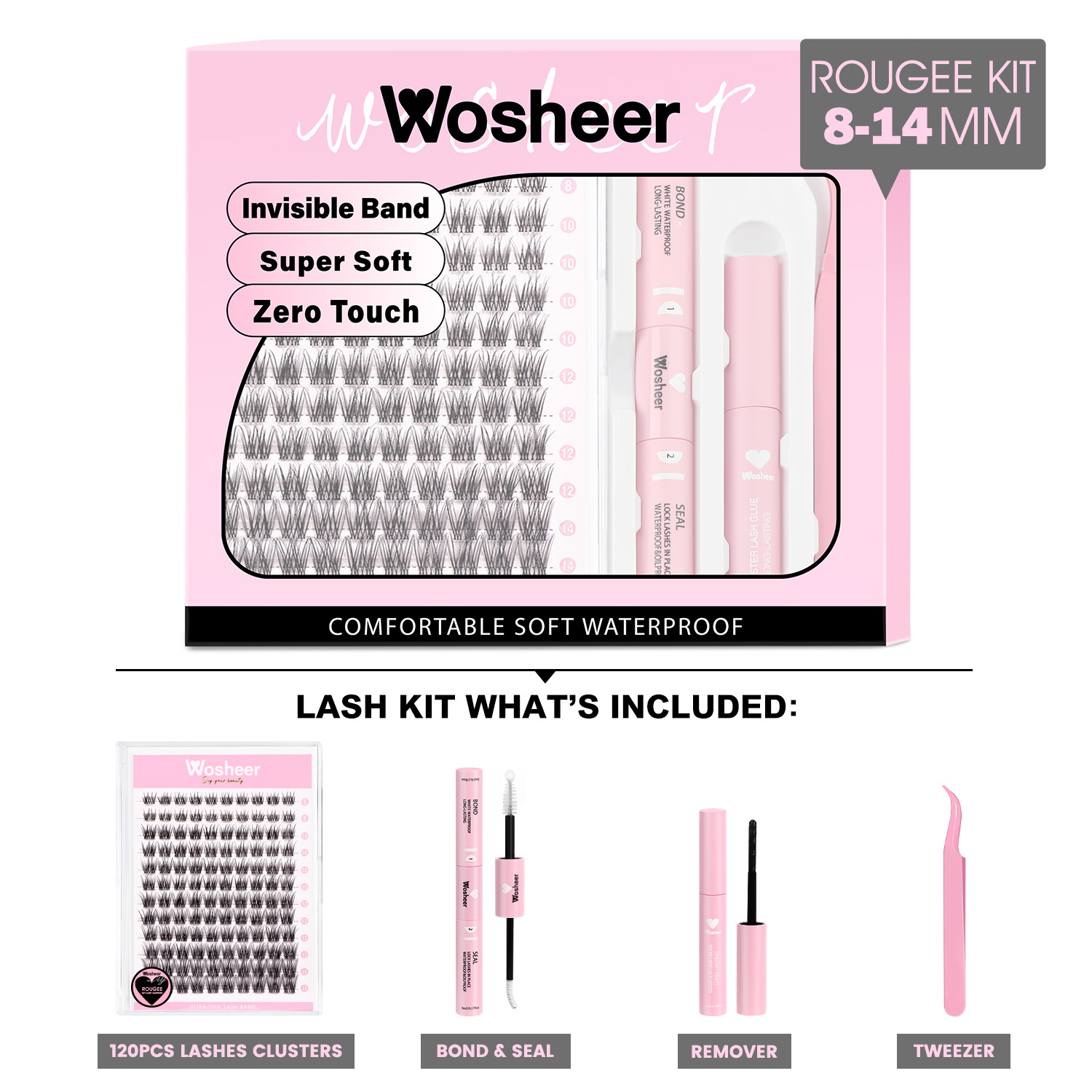 ROUGEE Lash Clusters
