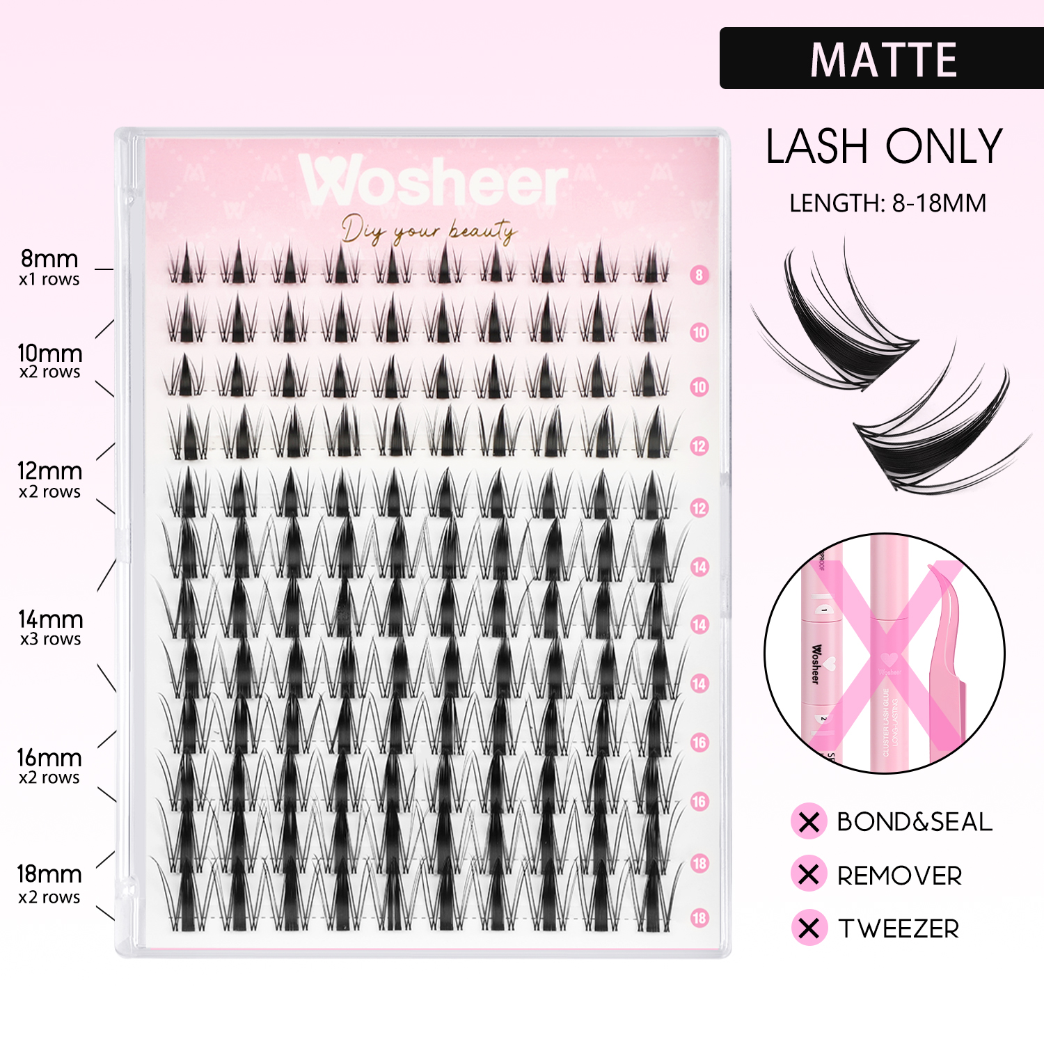MANGA MATTE Lash Clusters