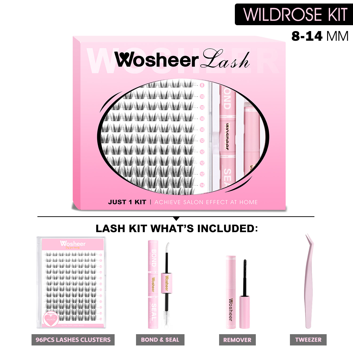 WILDROSE Lash Clsuters