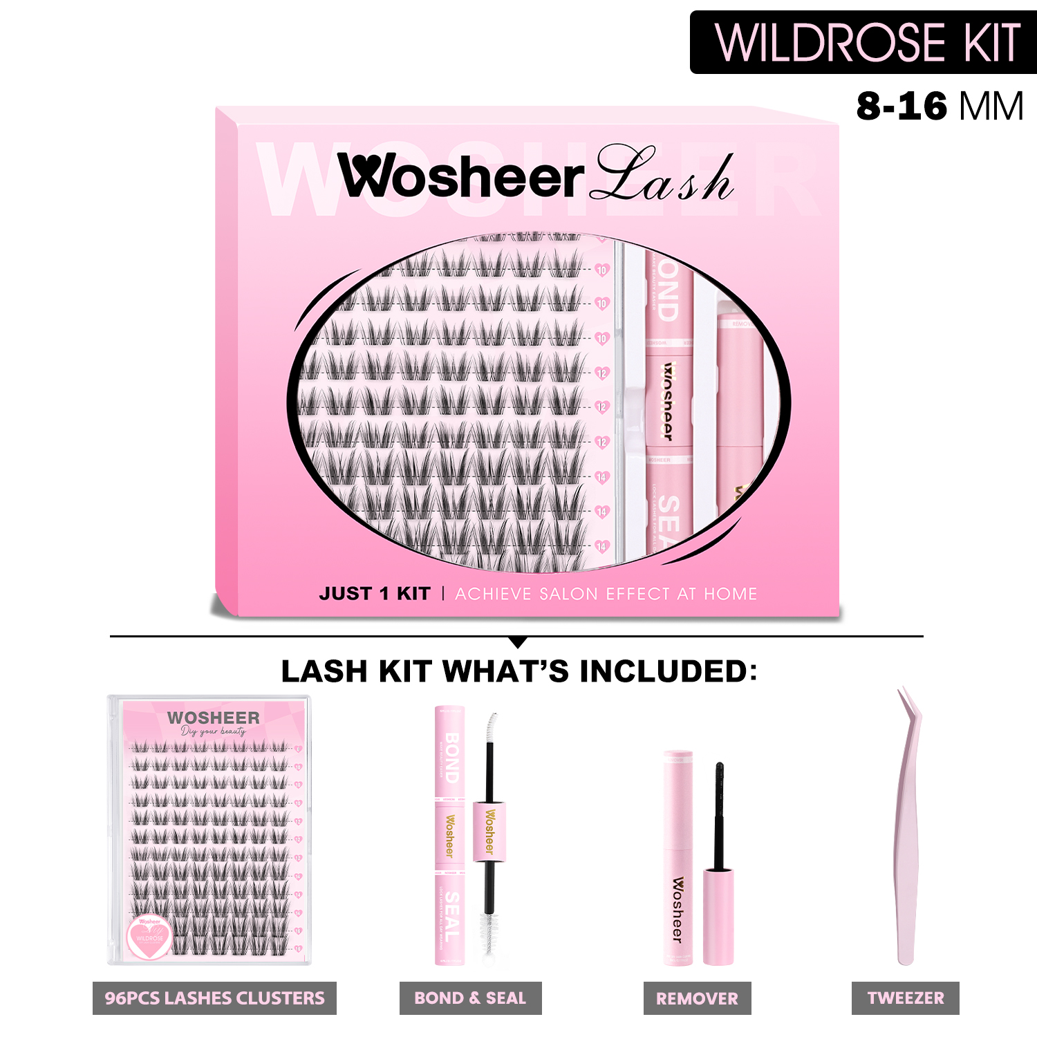 WILDROSE Lash Clsuters