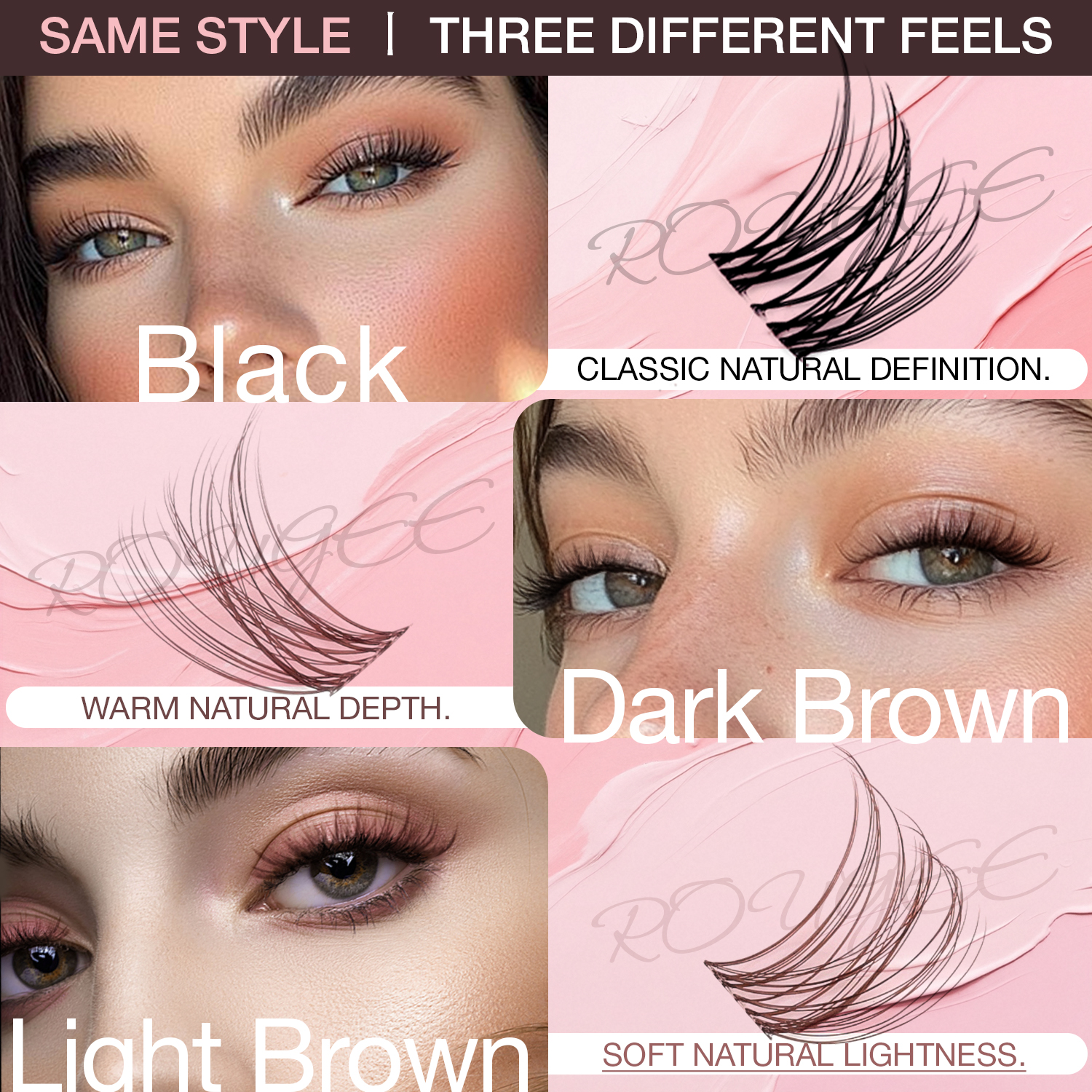 ROUGEE BROWN Lash Clusters