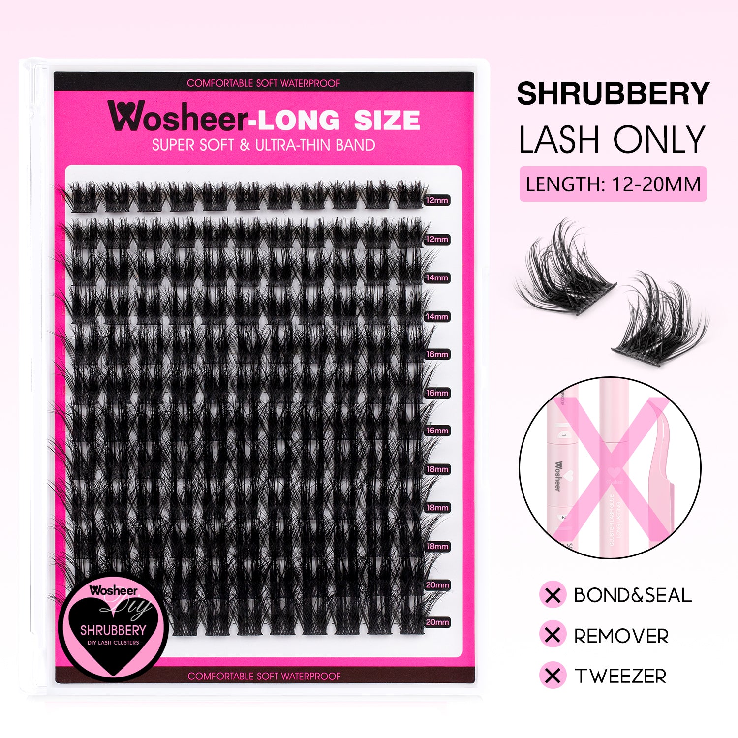SHRUBBERY Lash Clusters - WOSHEER