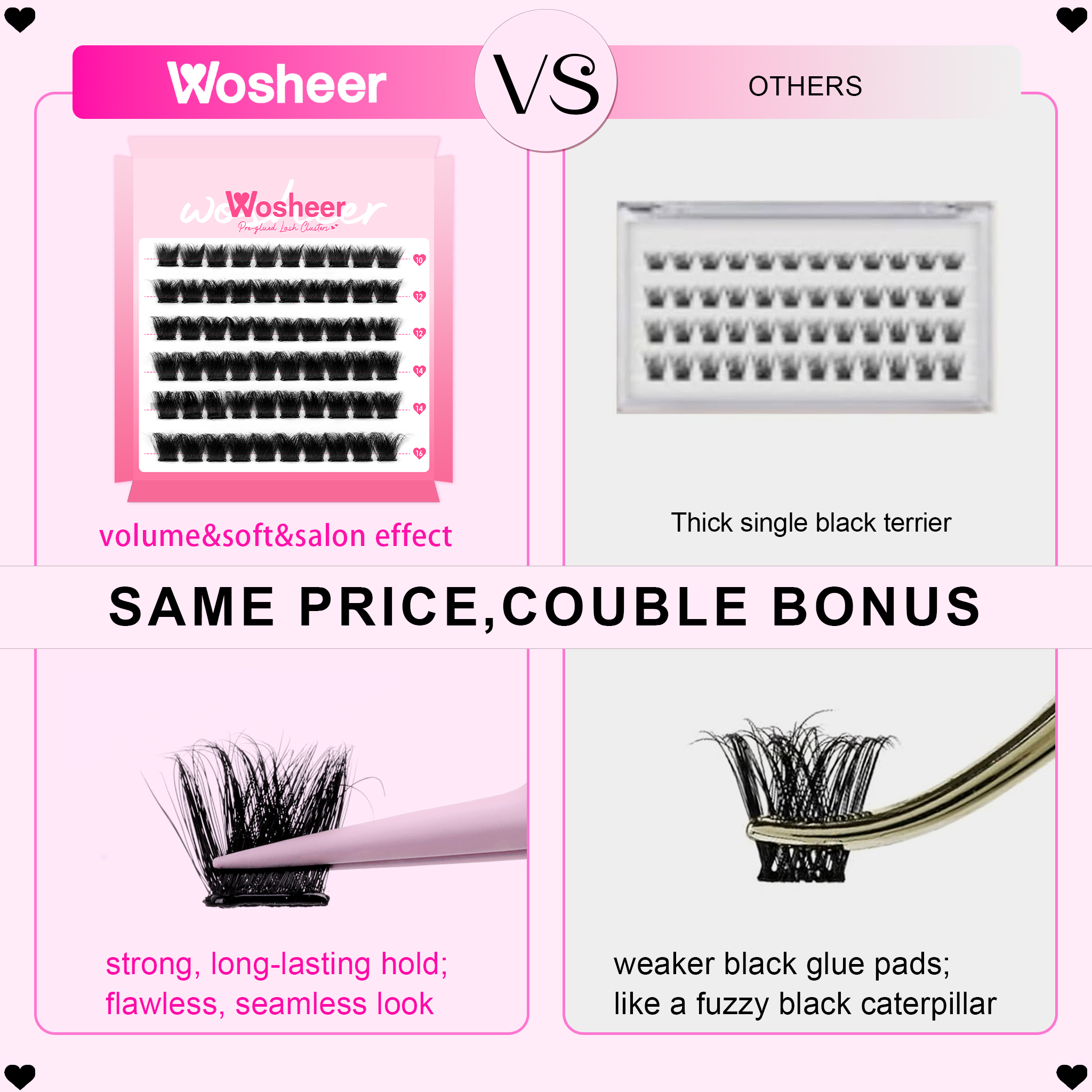 BLEXO Pre-glued Lash Clusters