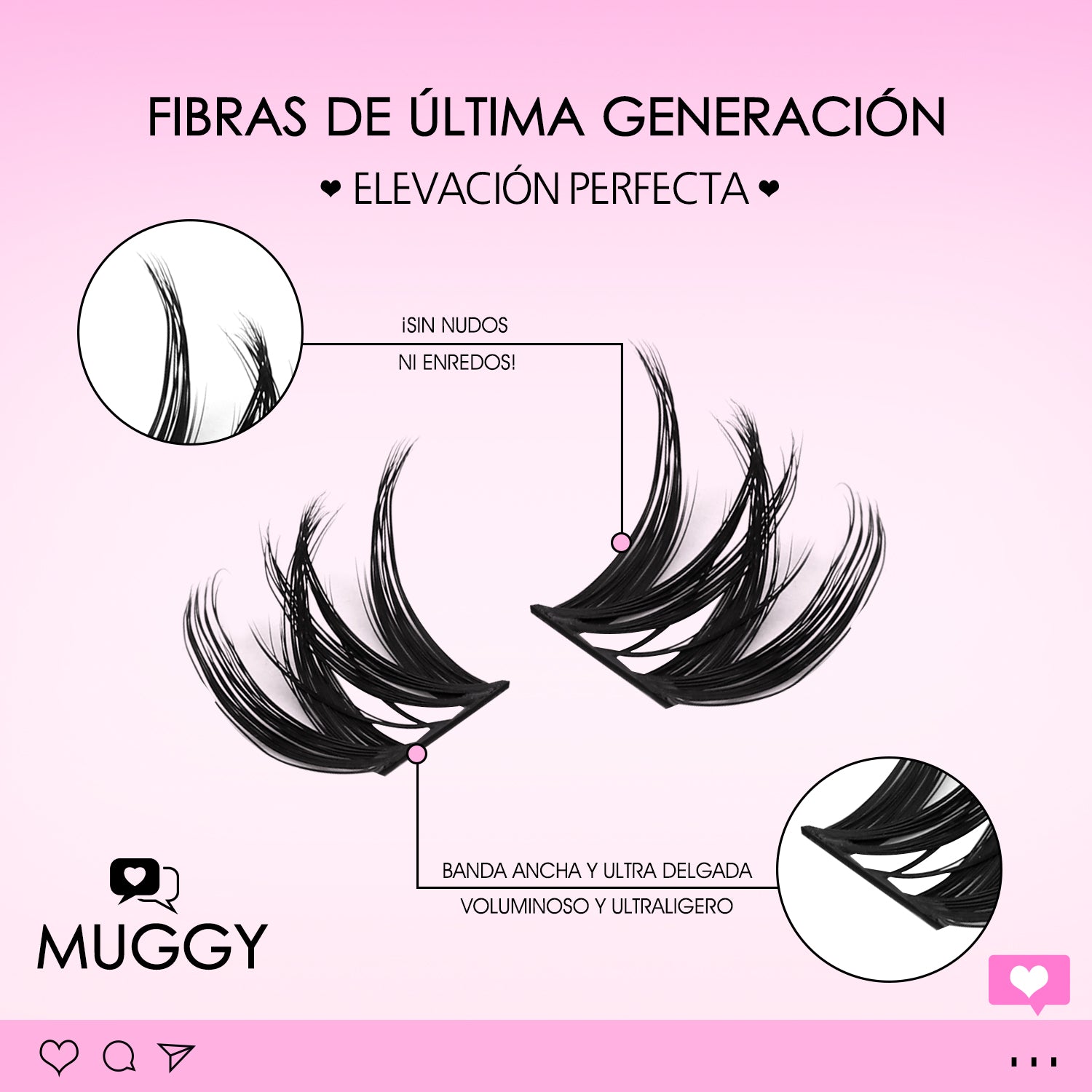 MUGGY Lash Clusters - MX - WOSHEER