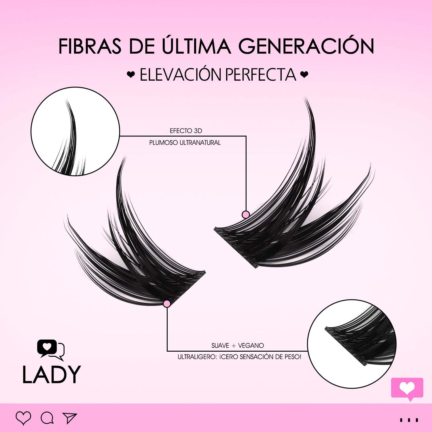 LAYZ Lash Clusters - MX - WOSHEER