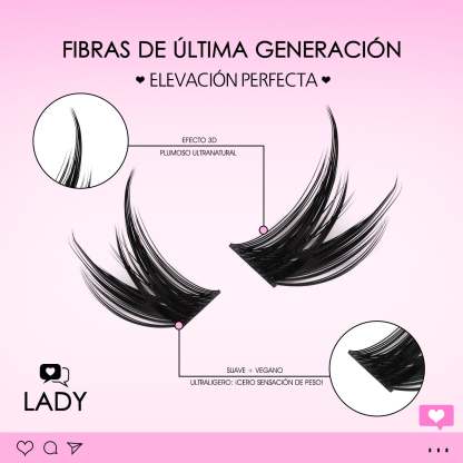 LAYZ Lash Clusters - MX - WOSHEER