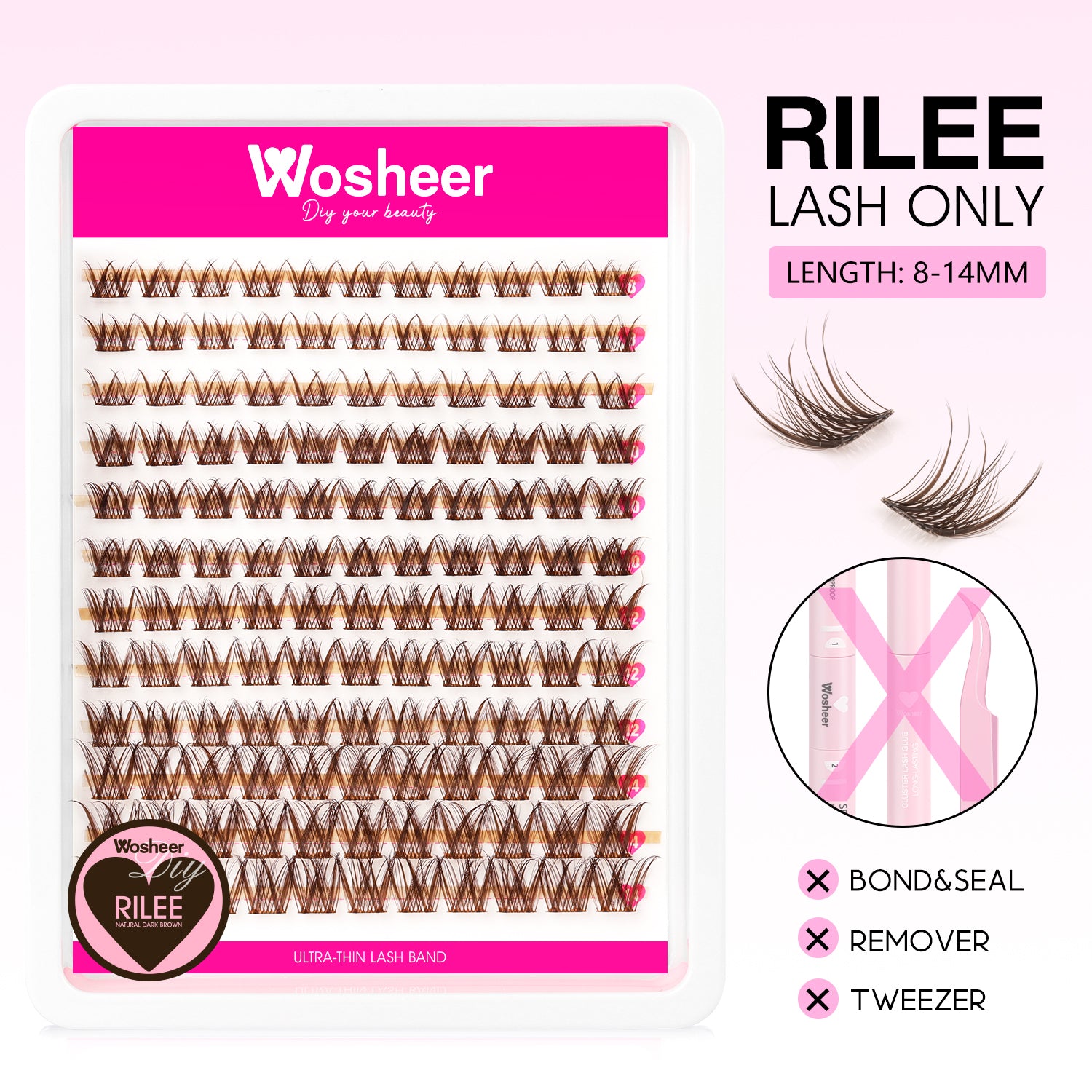 RILEE BROWN Lash Clusters