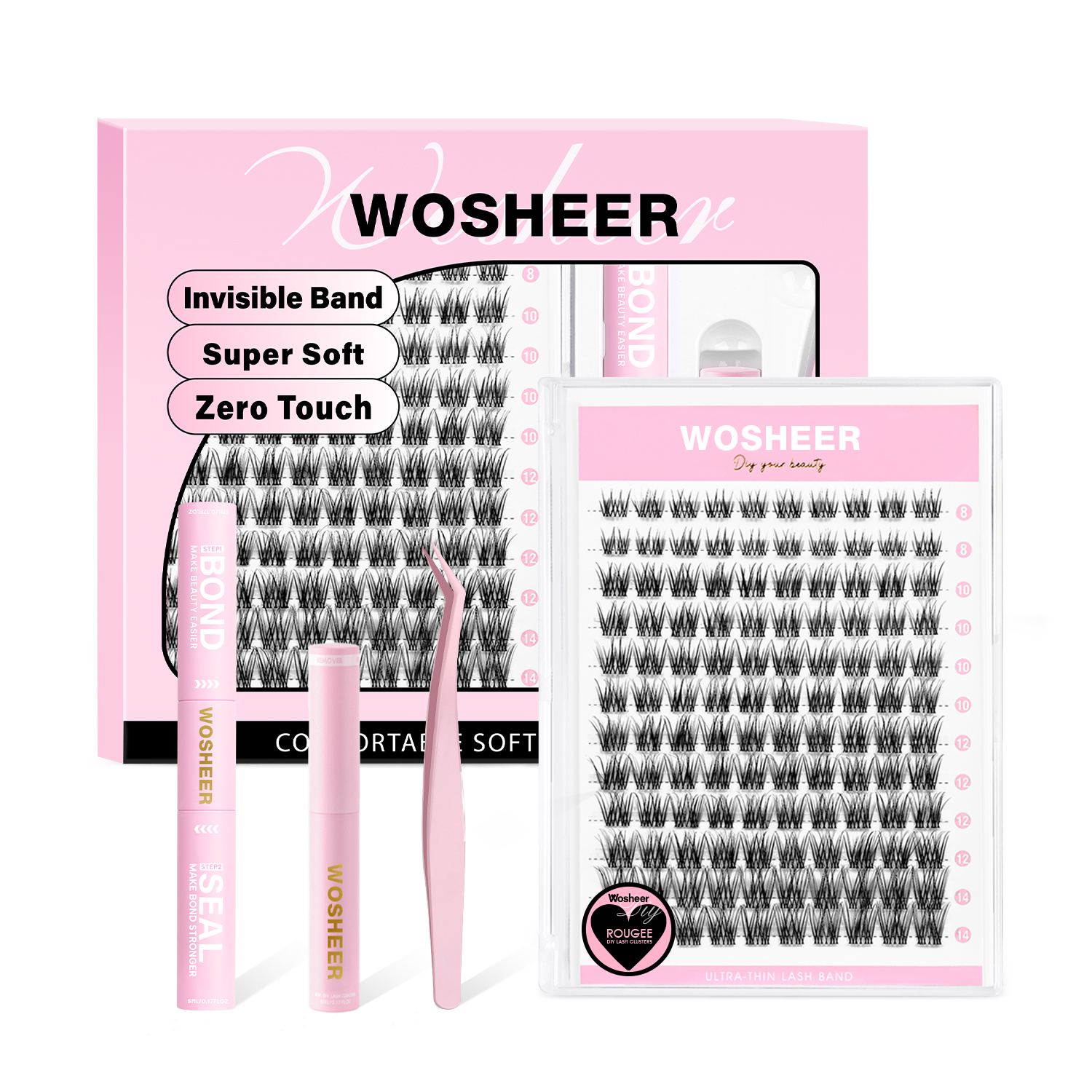 ROUGEE Lash Clusters