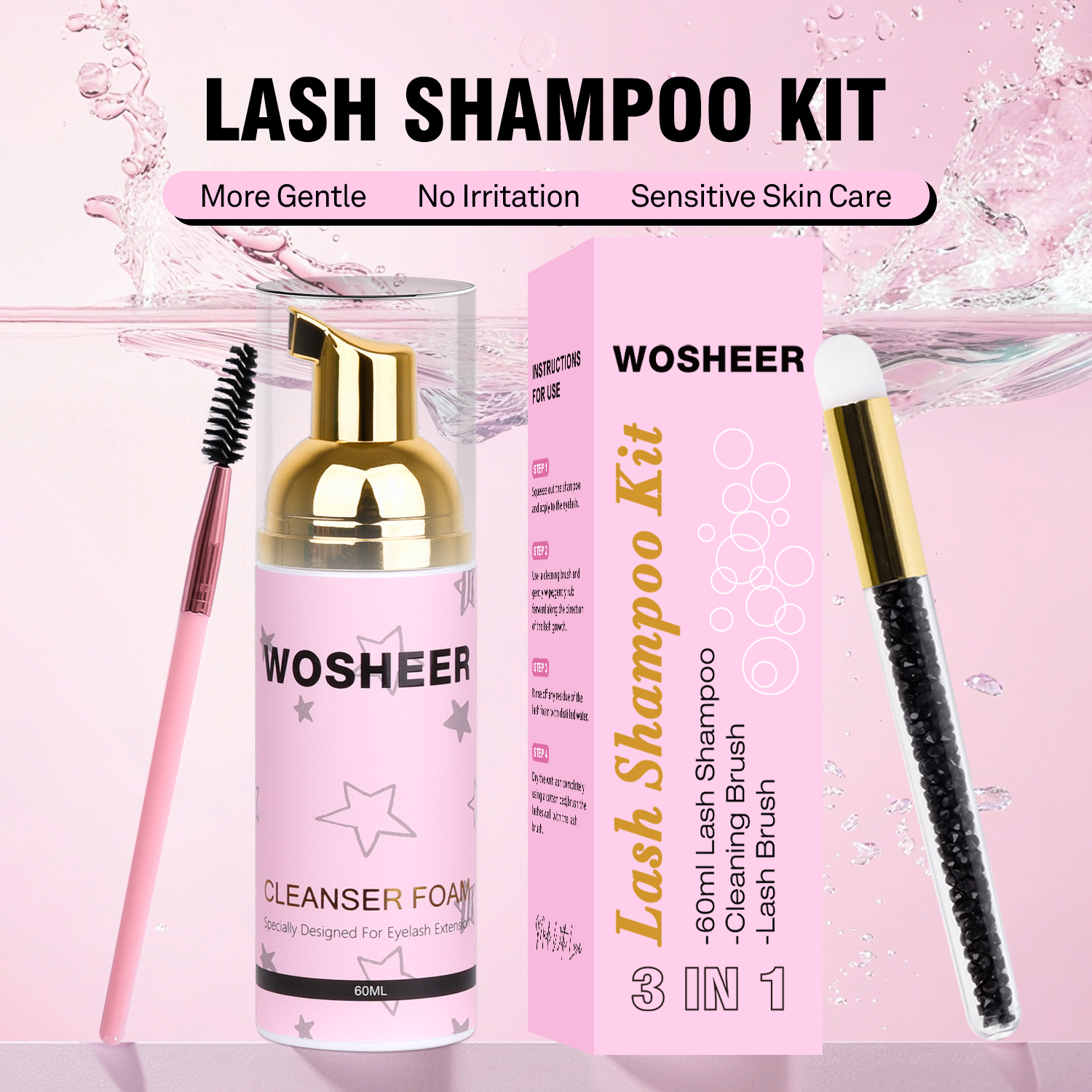 LASH SHAMPOO KIT