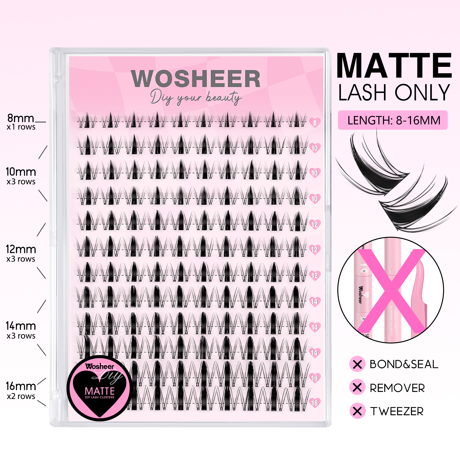 MANGA MATTE Wimpernbüschel