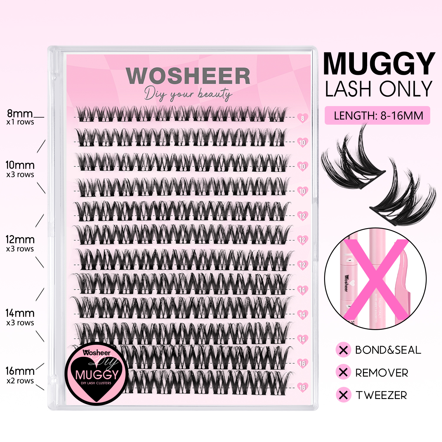 MUGGY ROUGEE Wimpernbüschel