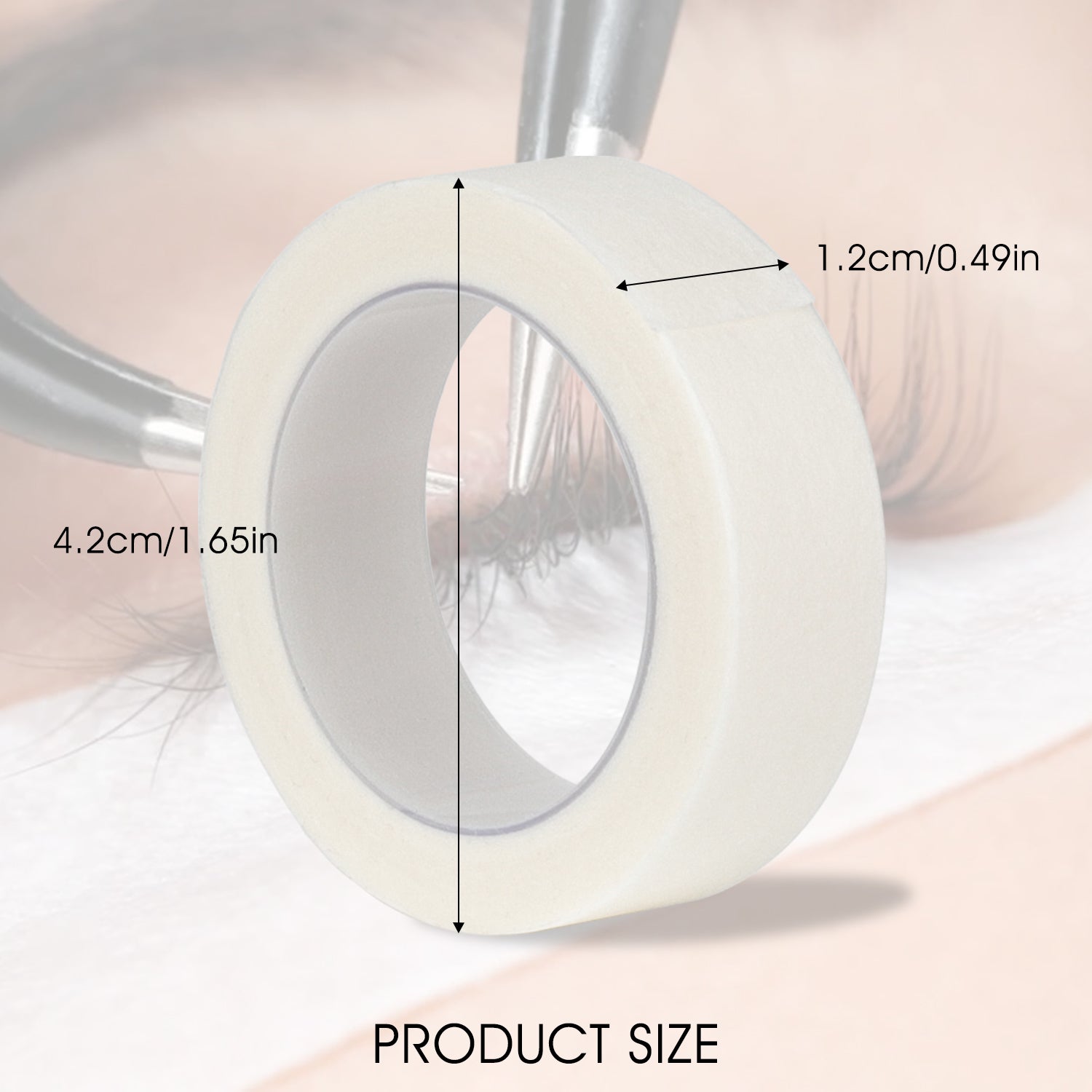 White Eyelash Extension Tape - WOSHEER