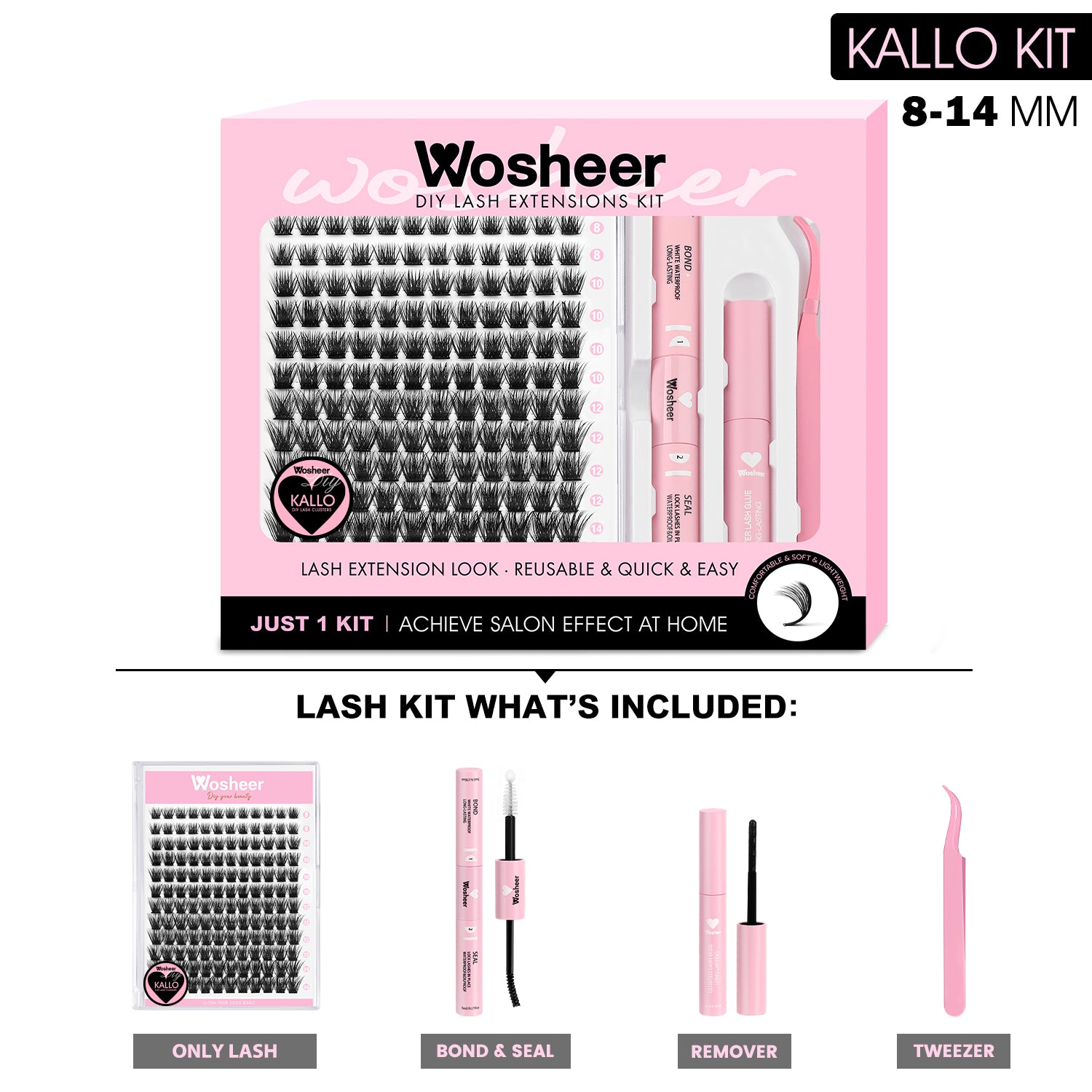 KALLO Lash Clusters - WOSHEER