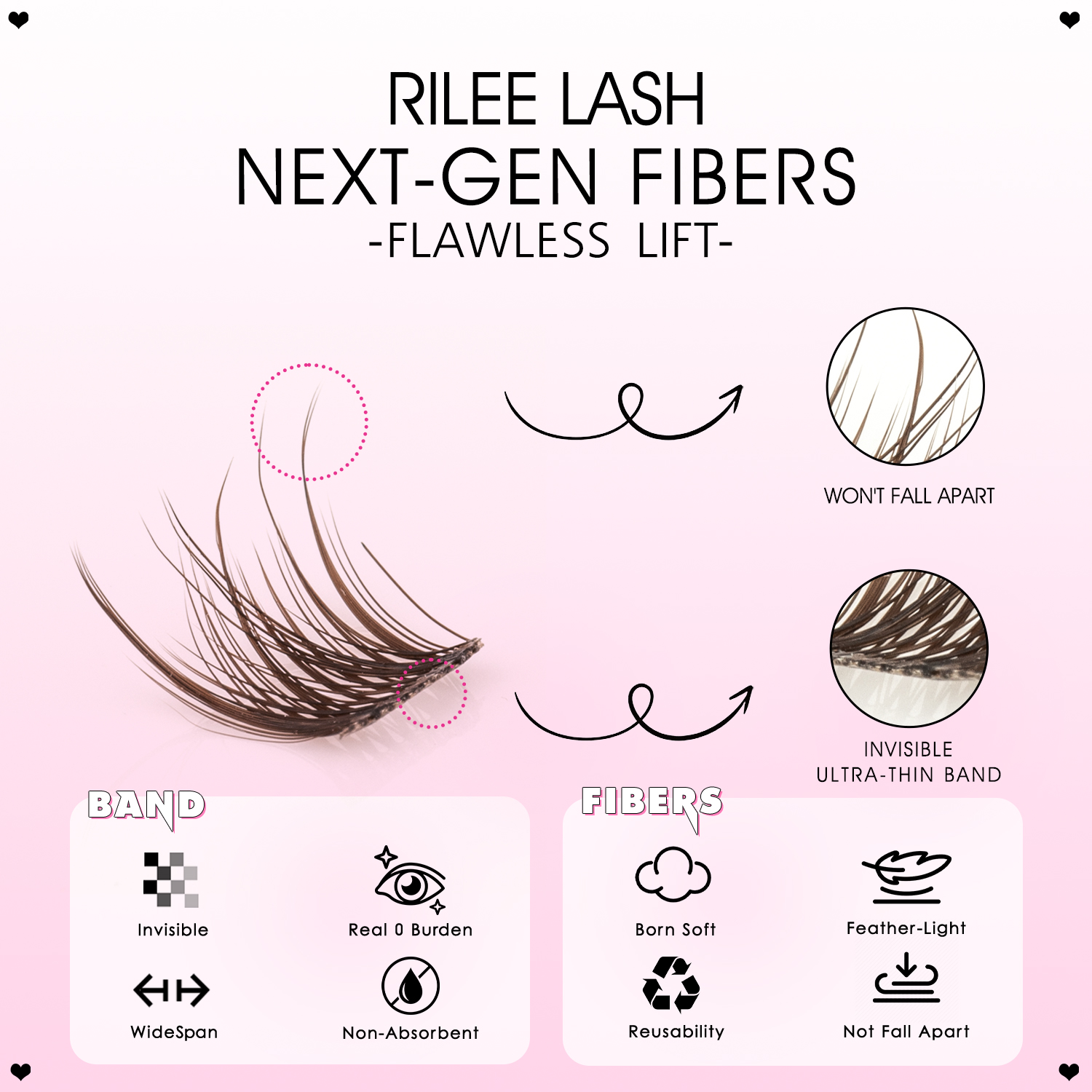 RILEE BROWN Lash Clusters