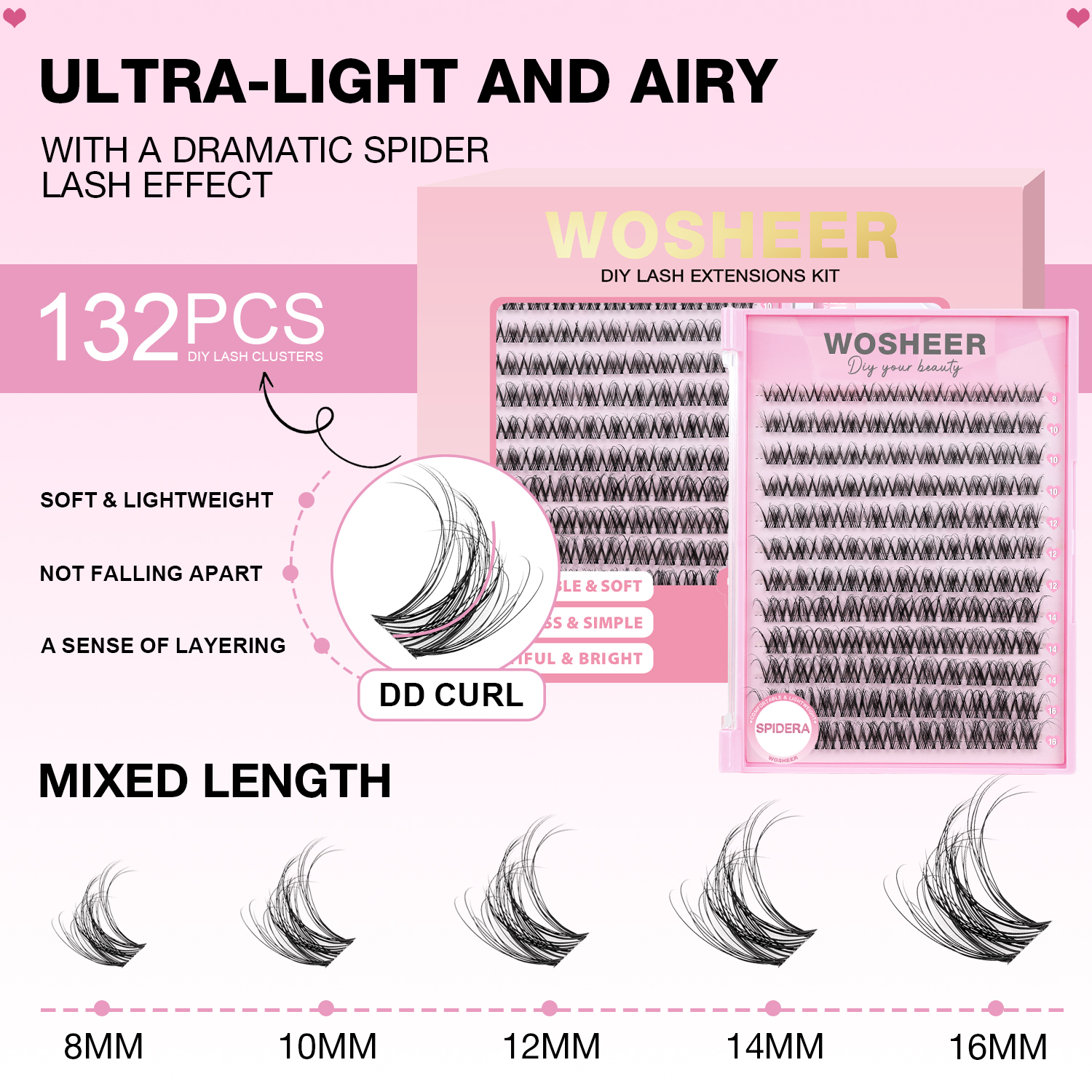 SPIDERA Lash Clusters