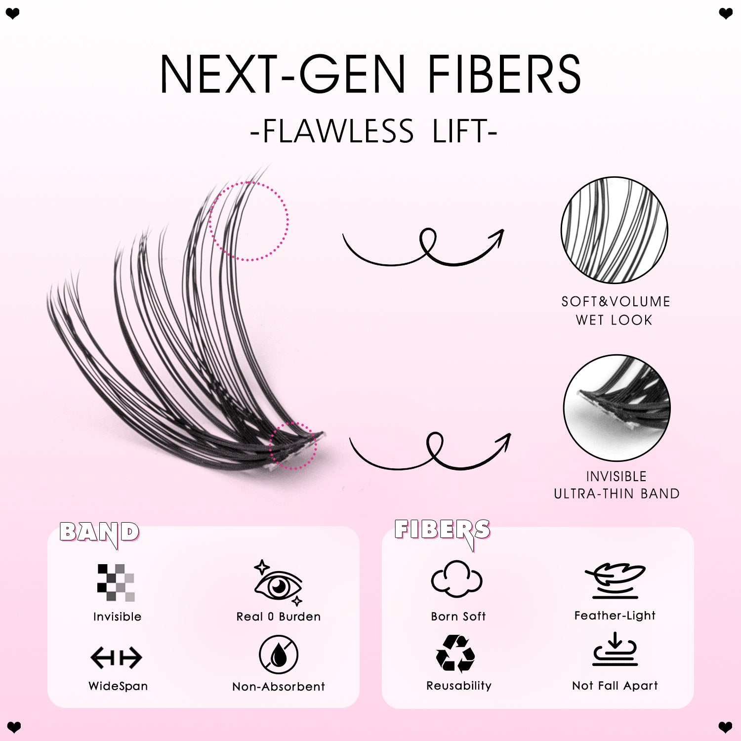 VIKKI Lash Clusters - WOSHEER