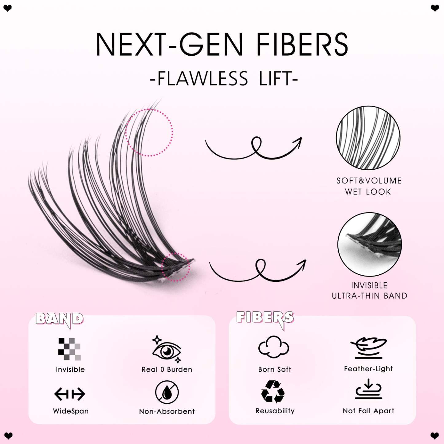 VIKKI Lash Clusters - WOSHEER