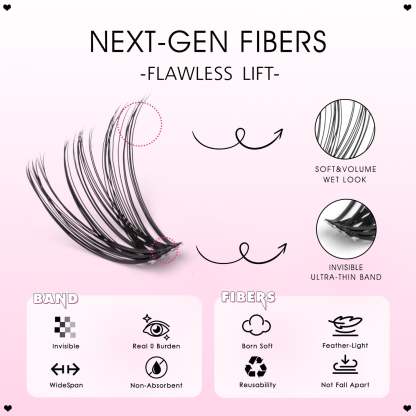 VIKKI Lash Clusters - WOSHEER