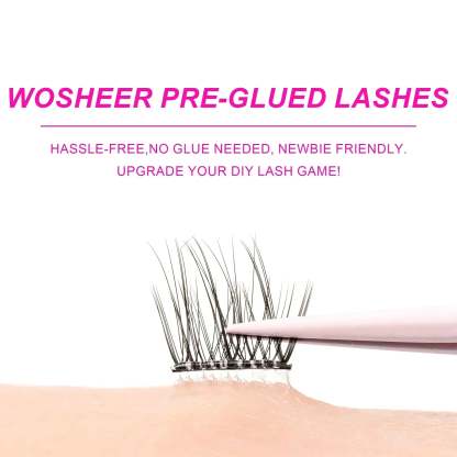 ZOOLI Pre-glued Lash Clusters - MX - WOSHEER