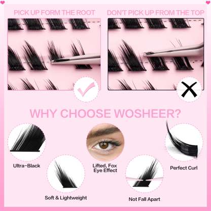 BREDA Lash Clusters - WOSHEER