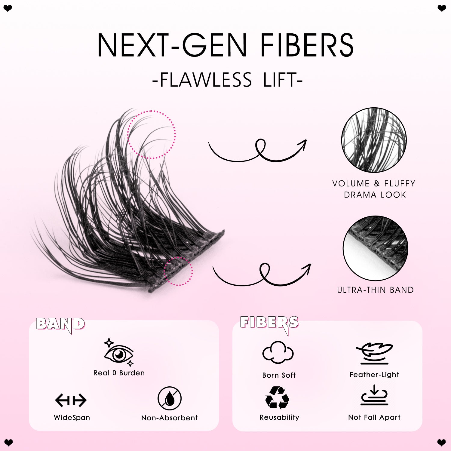 SHRUBBERY Lash Clusters - WOSHEER