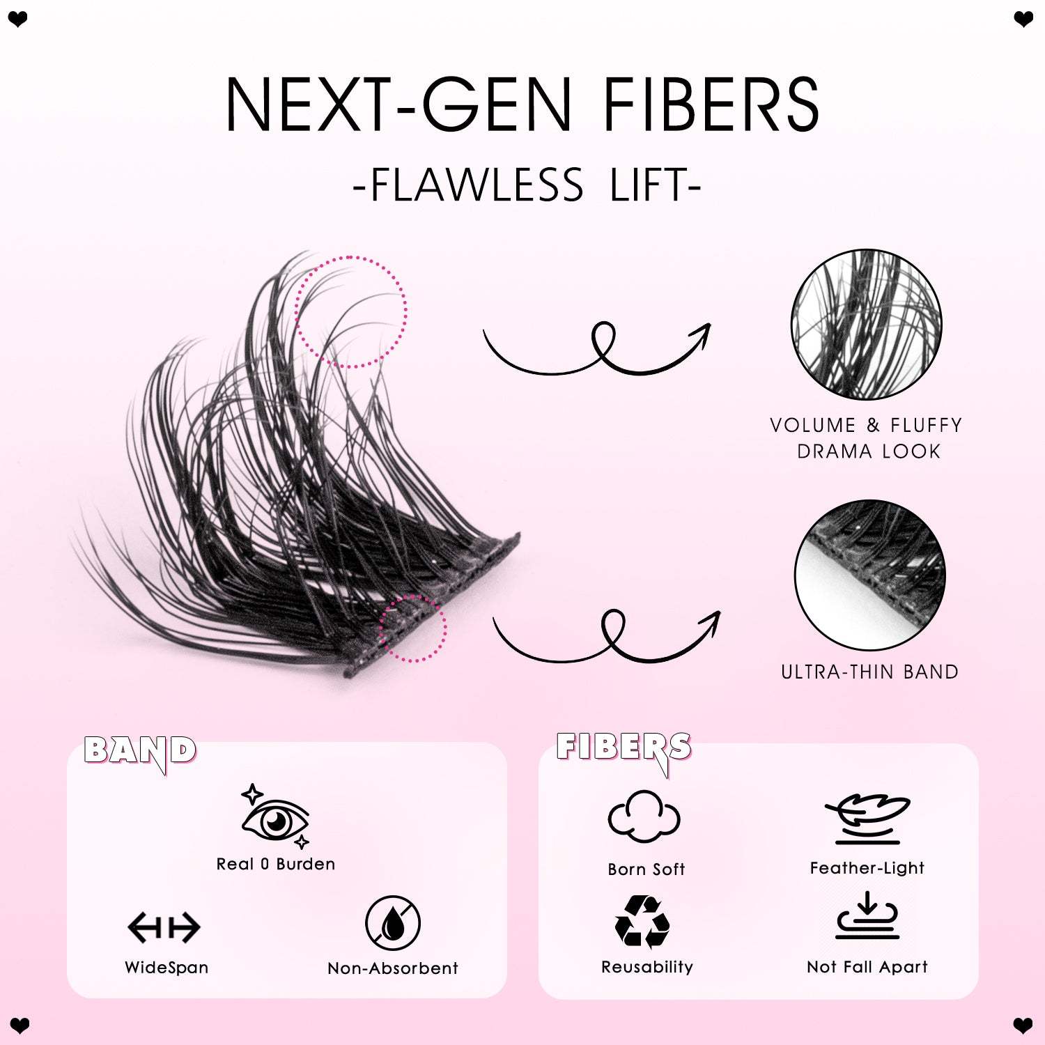 SHRUBBERY Lash Clusters - WOSHEER