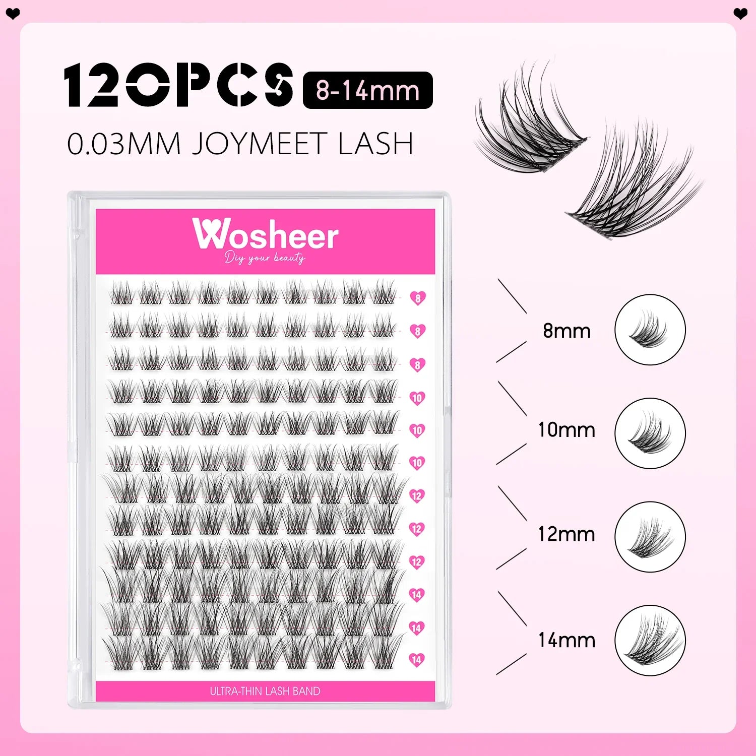 JOYMEET Lash Clusters - WOSHEER