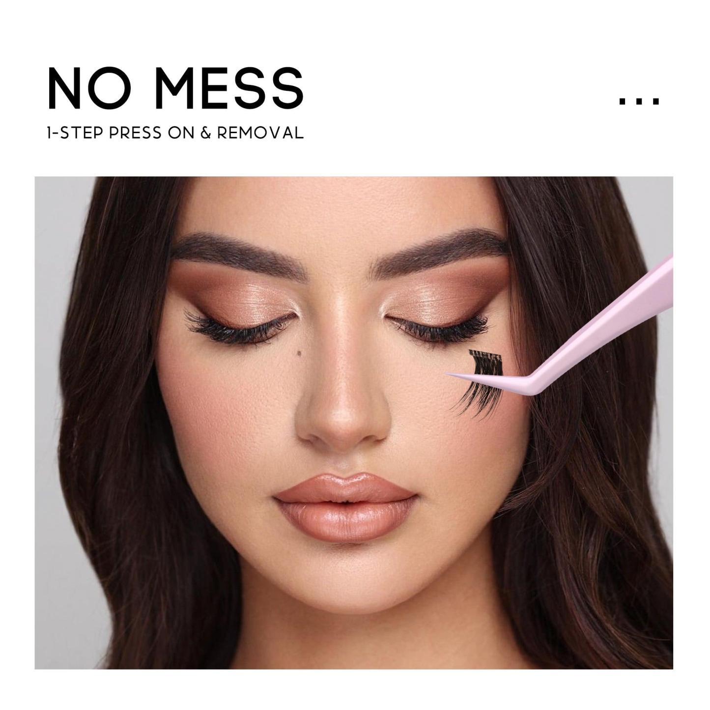 FLAAR Pre-glued Lash Clusters - MX - WOSHEER