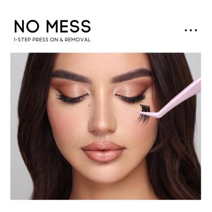 FLAAR Pre-glued Lash Clusters - MX - WOSHEER