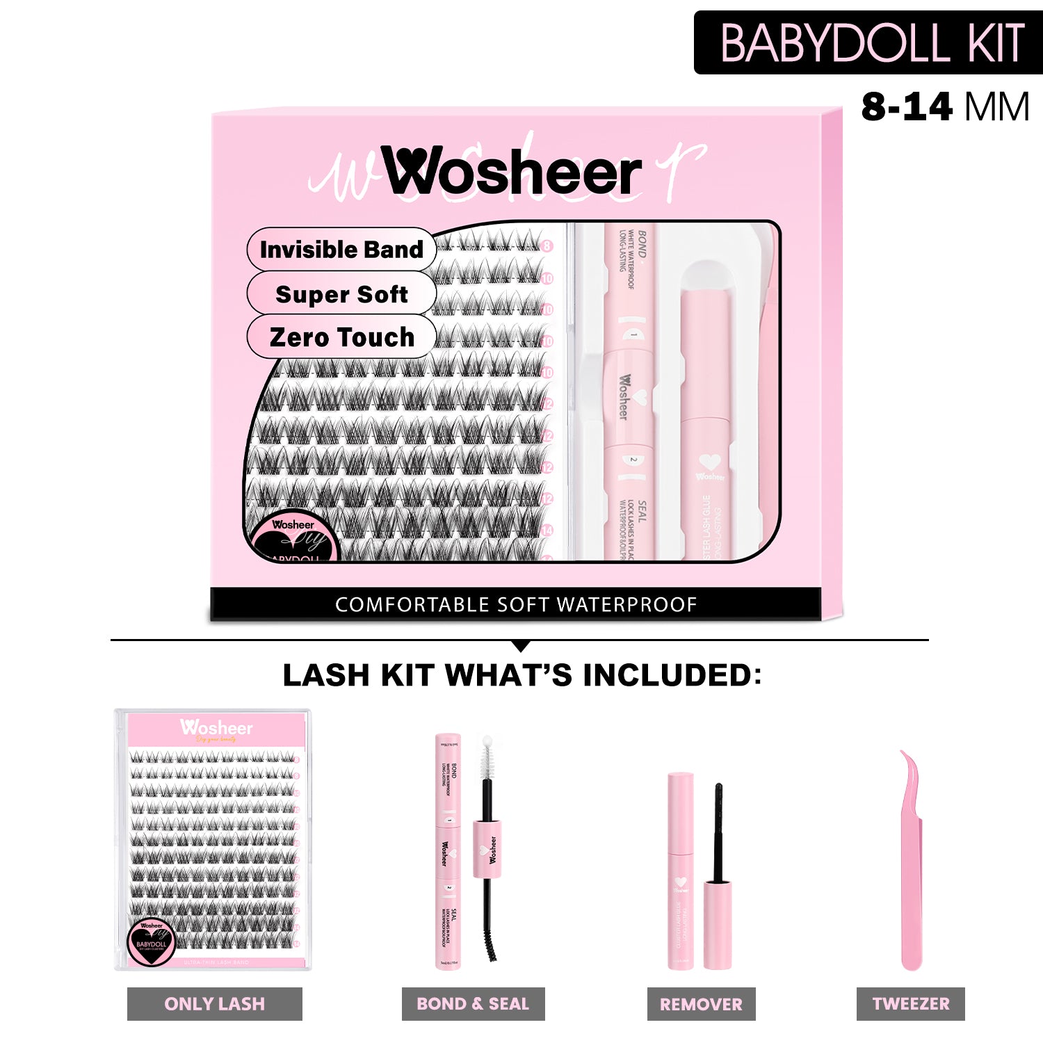 BABYDOLL Lash Clusters - WOSHEER